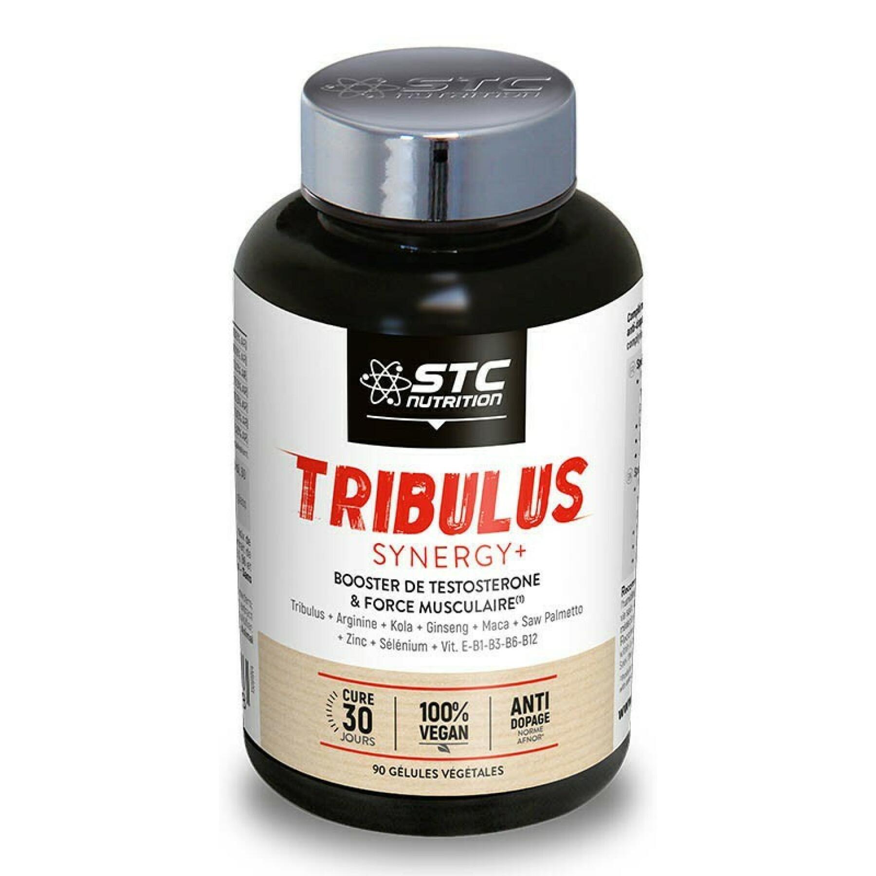 Testosterone booster & muscle strength tribulus synergy+ STC Nutrition - 90 gélules végétales