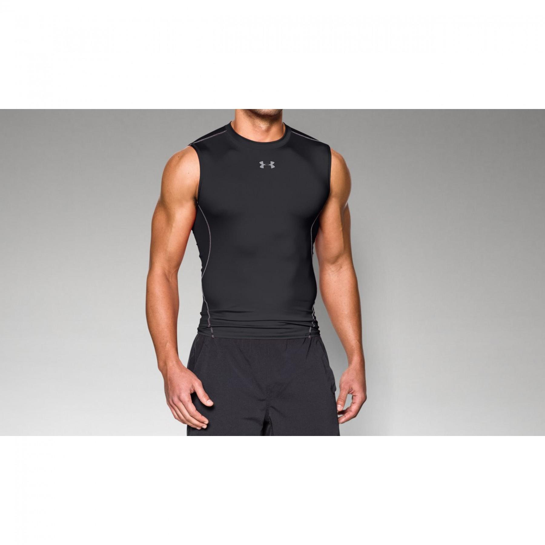 Sleeveless compression T-shirt Under Armour HeatGear® - T-shirts - Men's  Clothing - Fitness