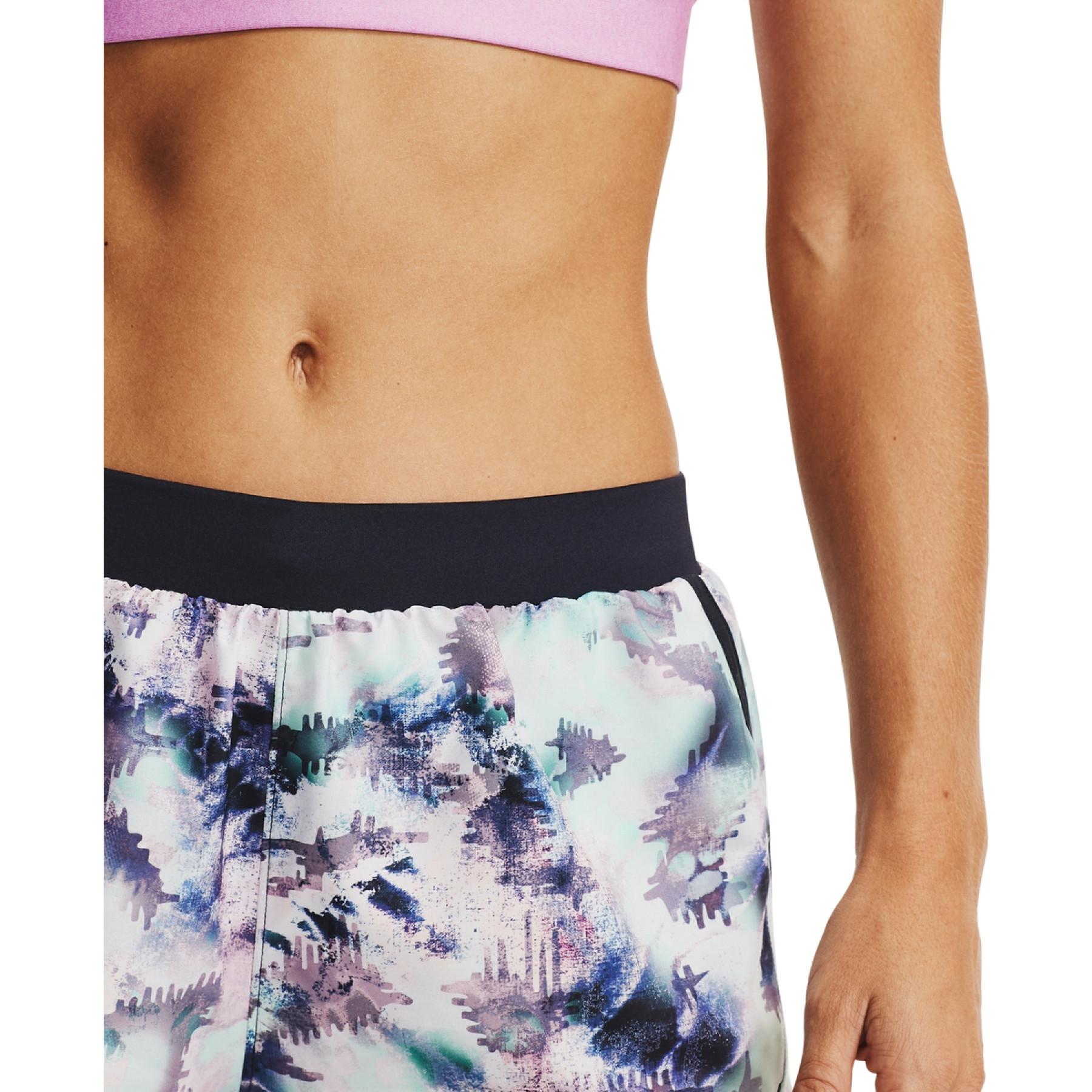 Women's shorts Under Armour Fly-By 2.0 imprimé