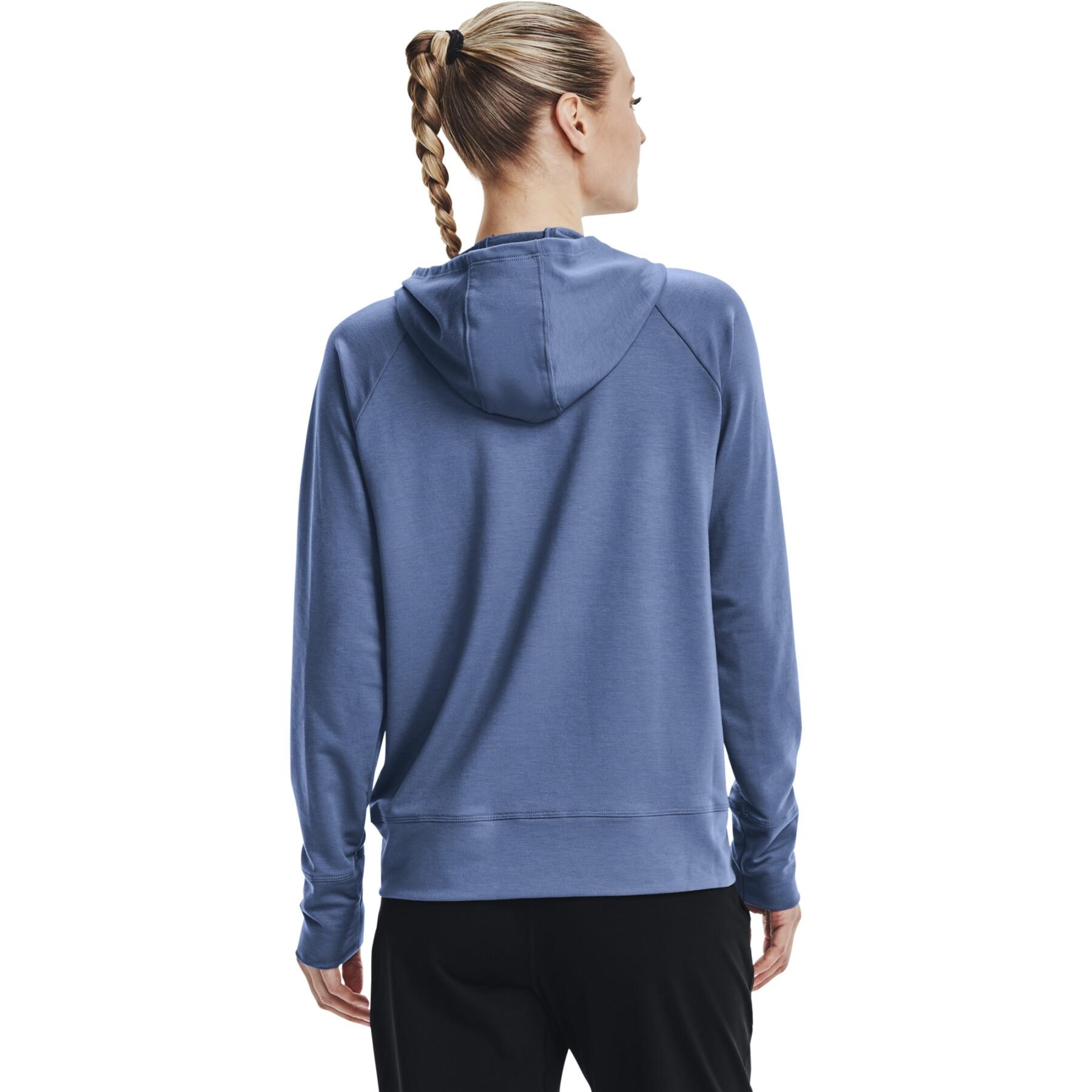 Women's hooded jacket Under Armour Rival Terry Taped