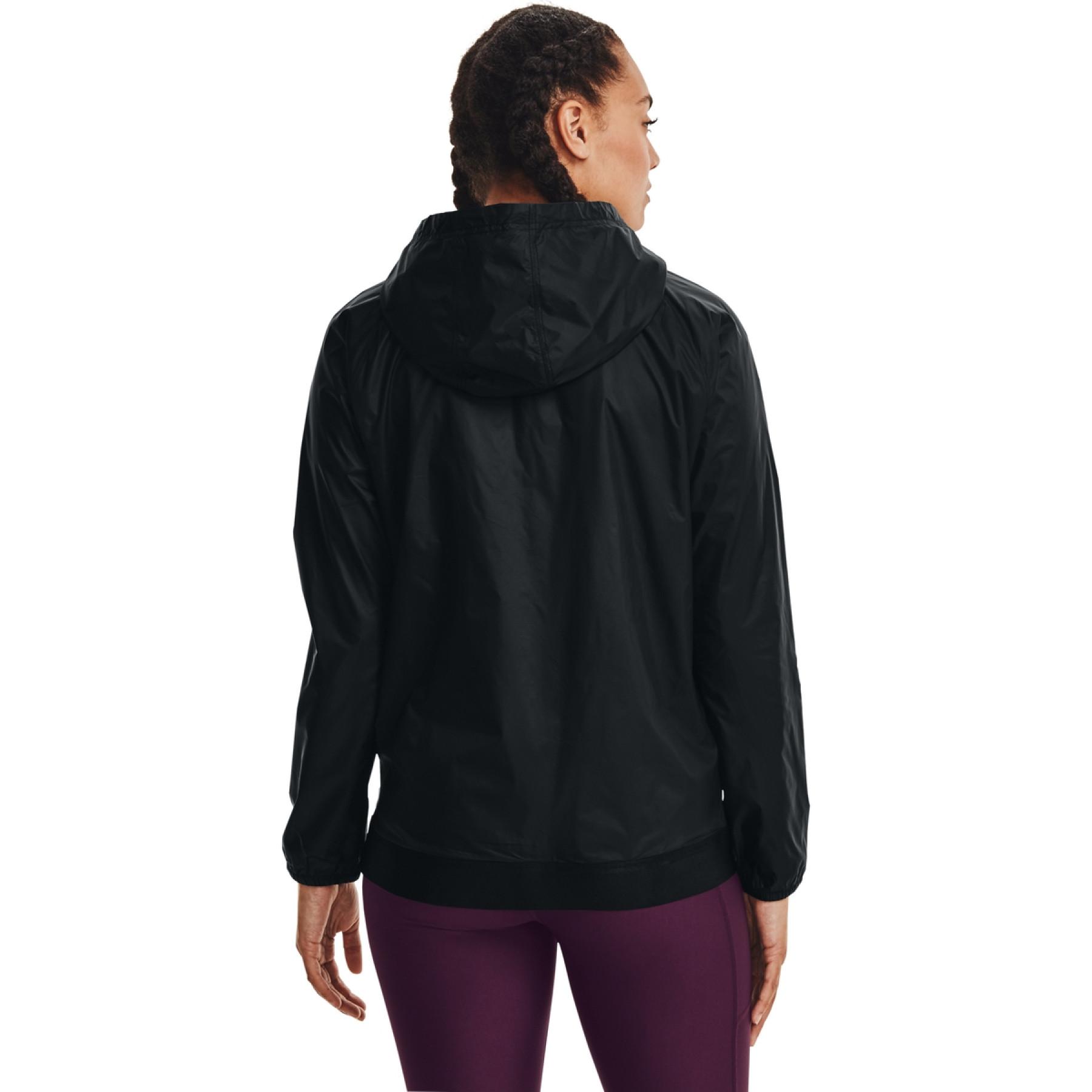 Women's jacket Under Armour entièrement zippée, tissée et réversible