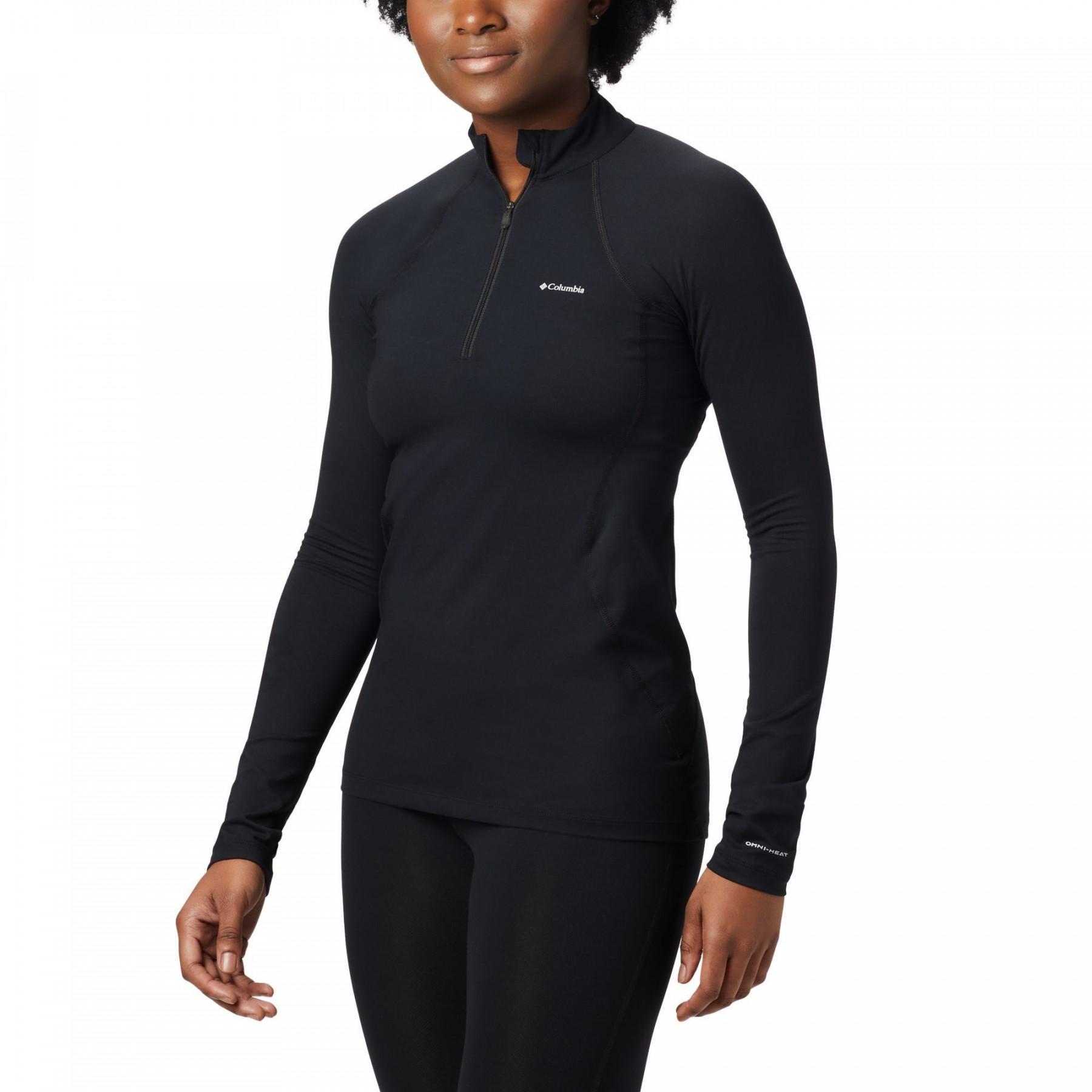 Women's 1/2 zip compression jersey Columbia Midweight