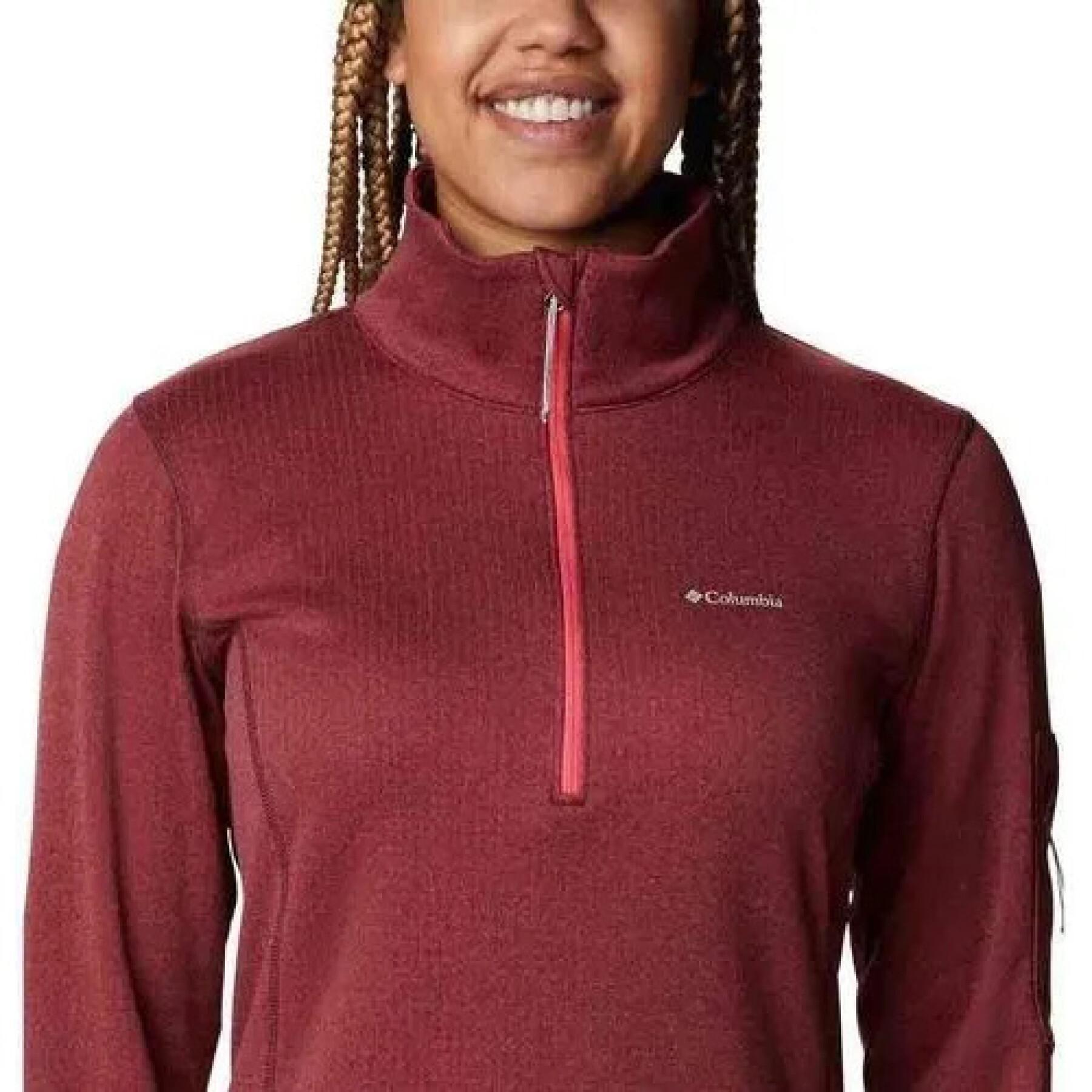 Women's 1/2 zip sweatshirt Columbia Park View Grid Fleece