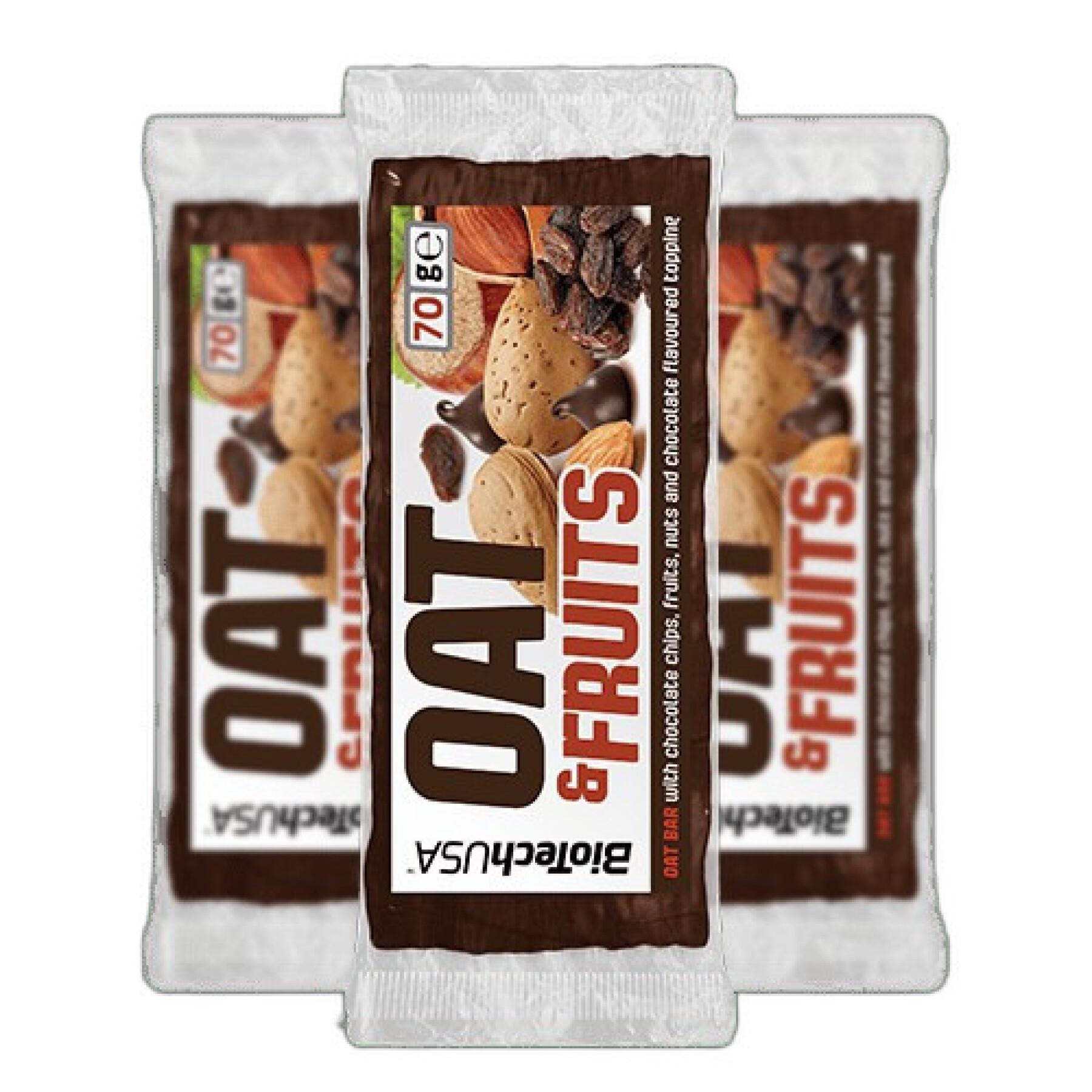 Pack of 20 cartons of oat bar snacks Biotech USA - Noix de pecan