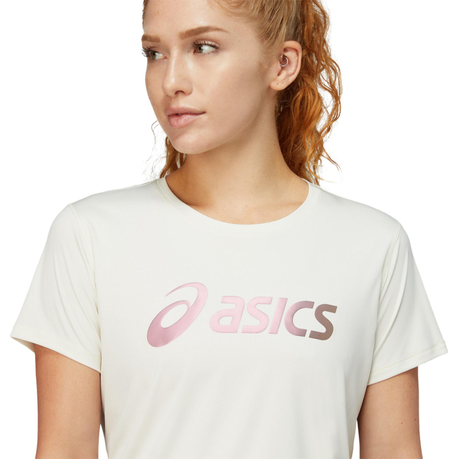 Women's T-shirt Asics Silver Nagare