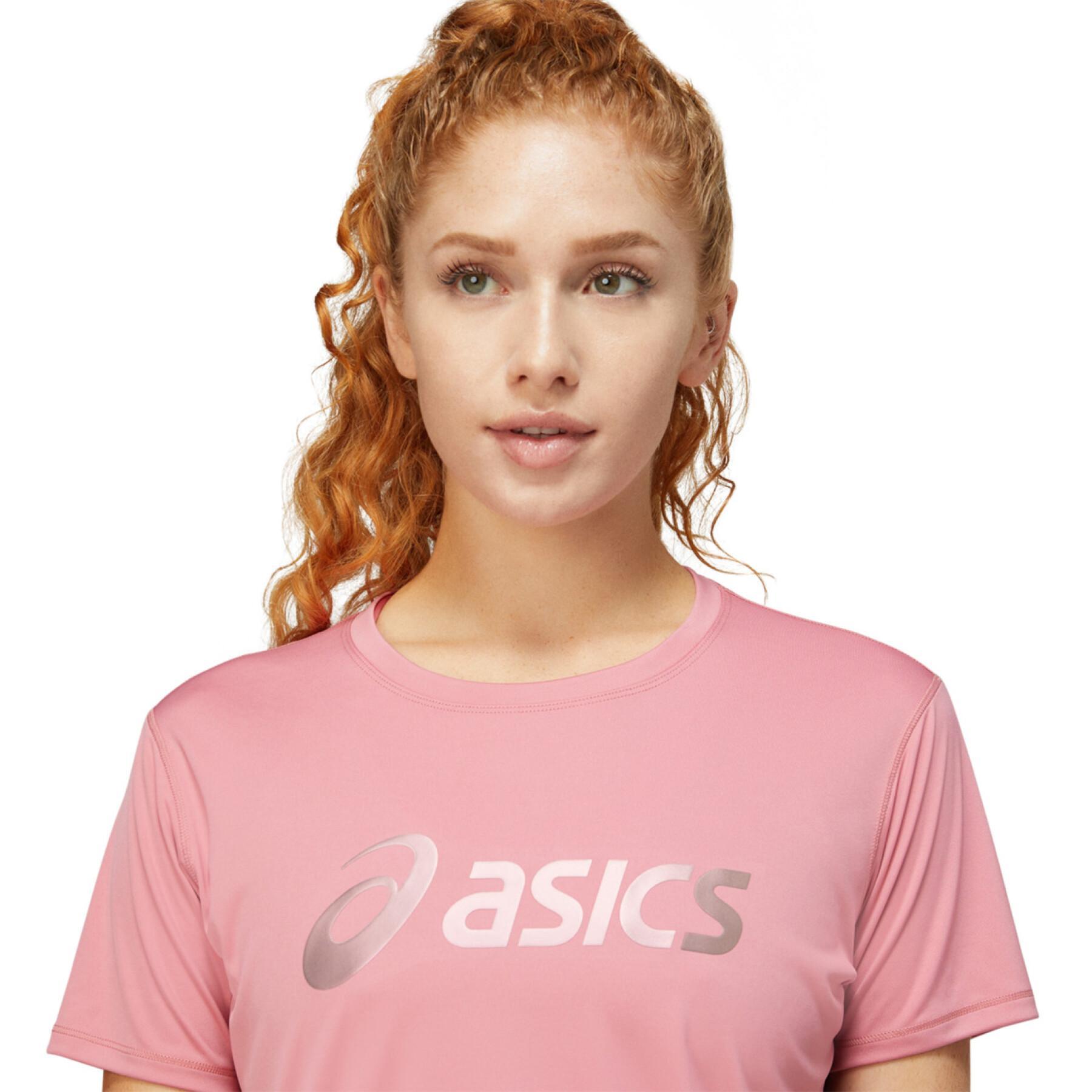 Women's T-shirt Asics Silver Nagare