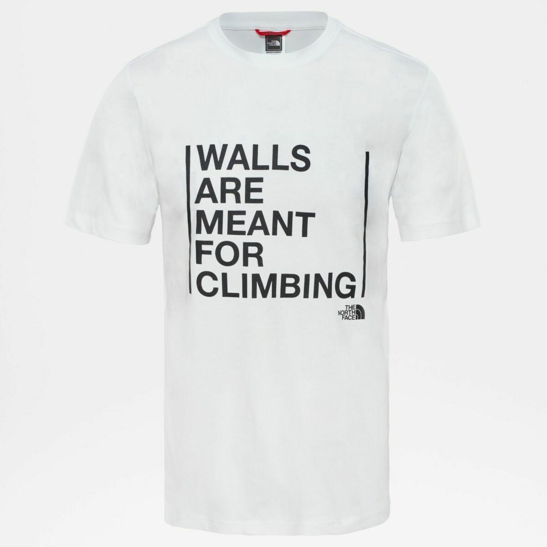 T-shirt The North Face Walls Are For Climbing
