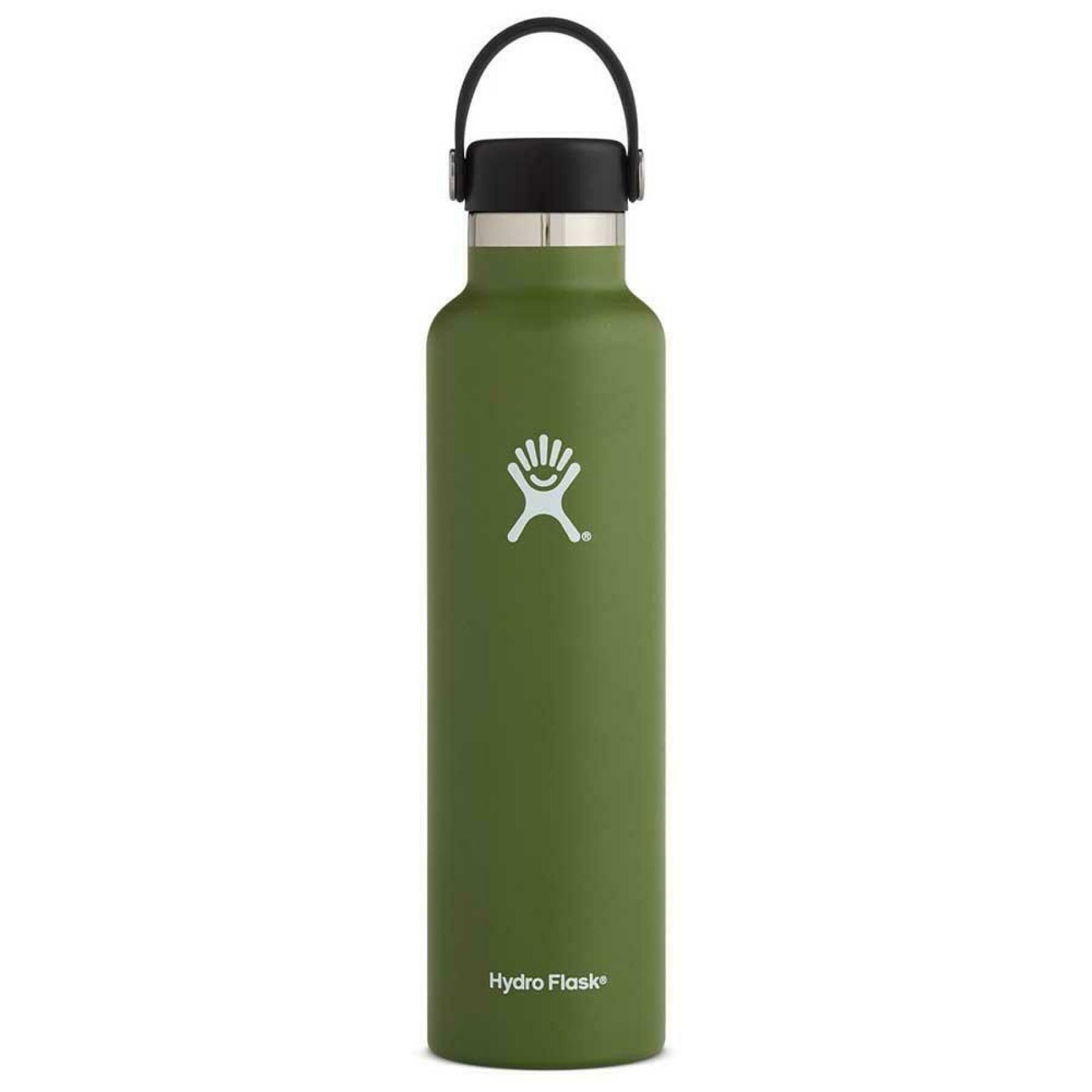 Standard thermos Hydro Flask with standard mouth flew cap 24 oz