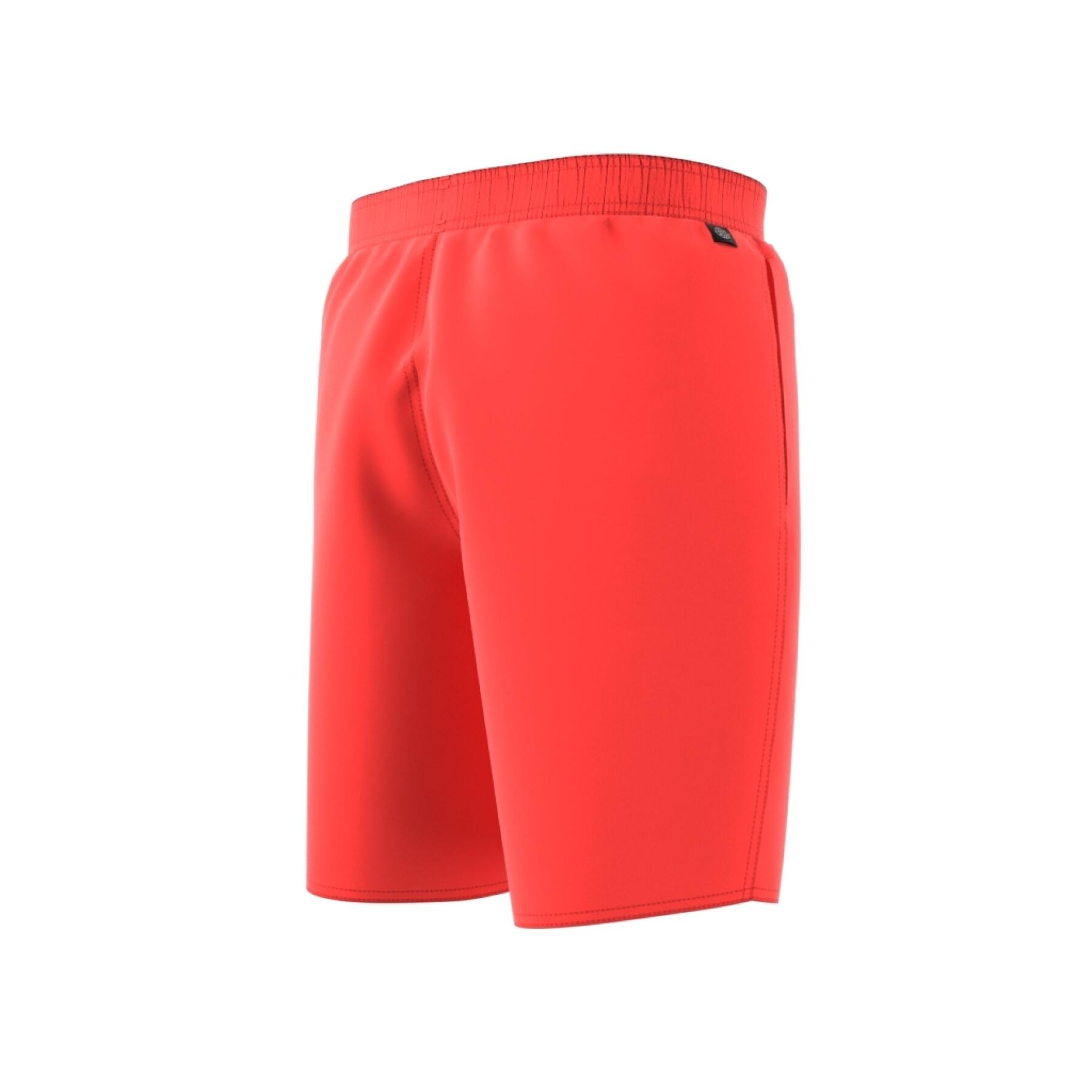 Classic length plain swim shorts adidas