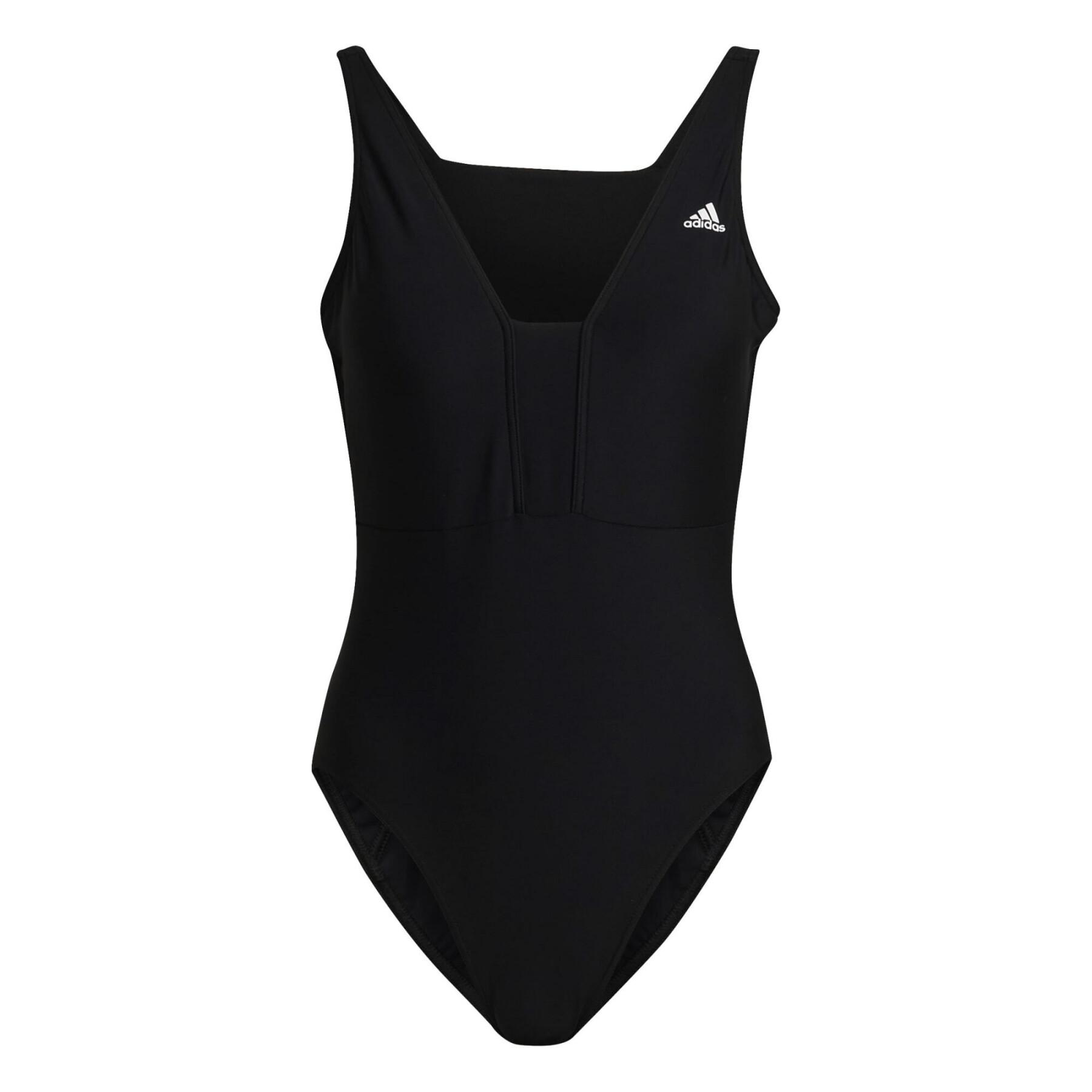1-piece swimsuit with 3 bands adidas Iconisea