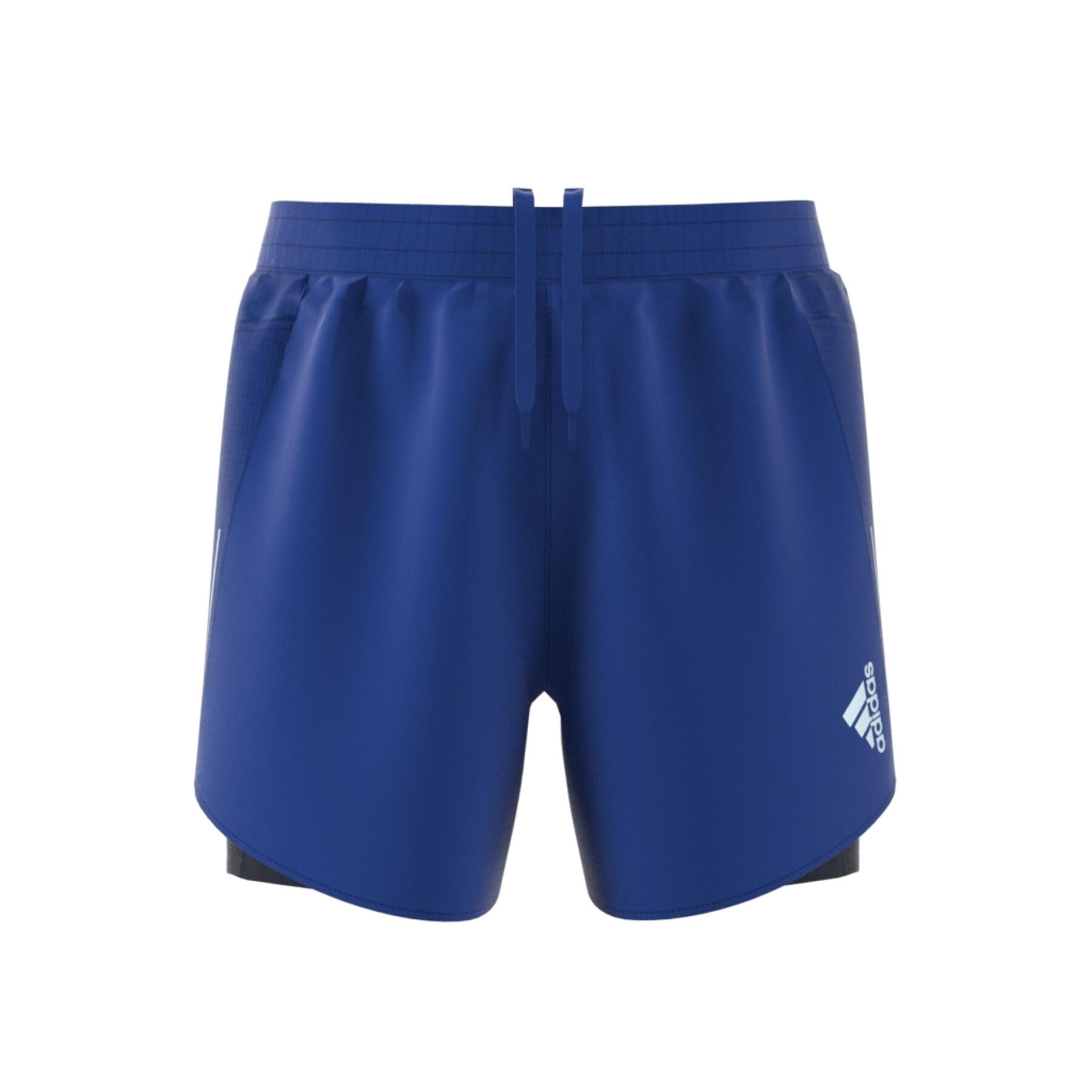 Two in one shorts designed for running adidas