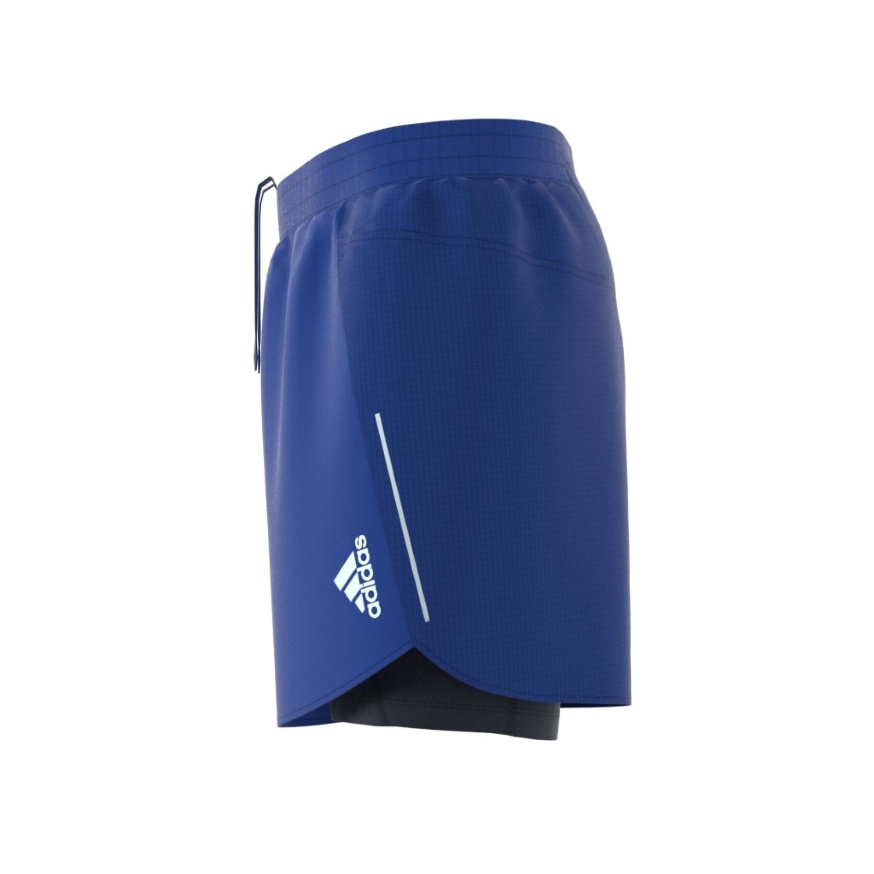 Two in one shorts designed for running adidas