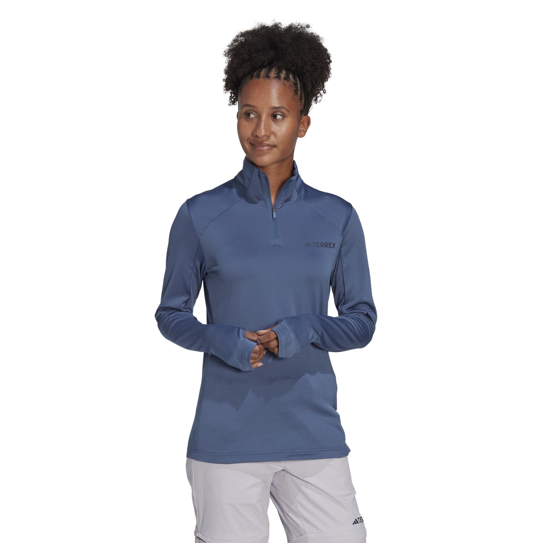 Women's 1/2 zip fleece sweatshirt adidas Terrex Multi