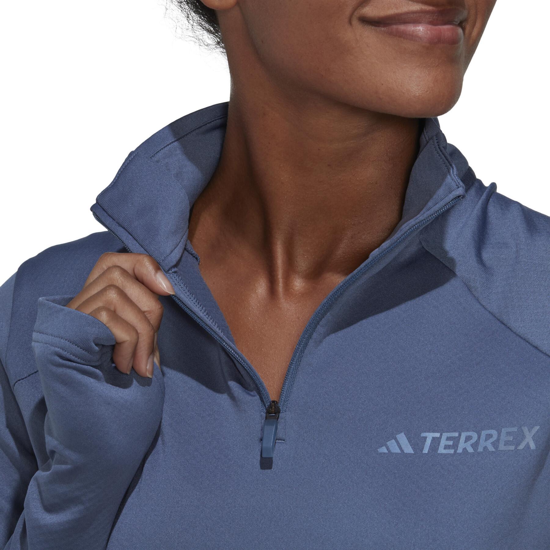 Women's 1/2 zip fleece sweatshirt adidas Terrex Multi