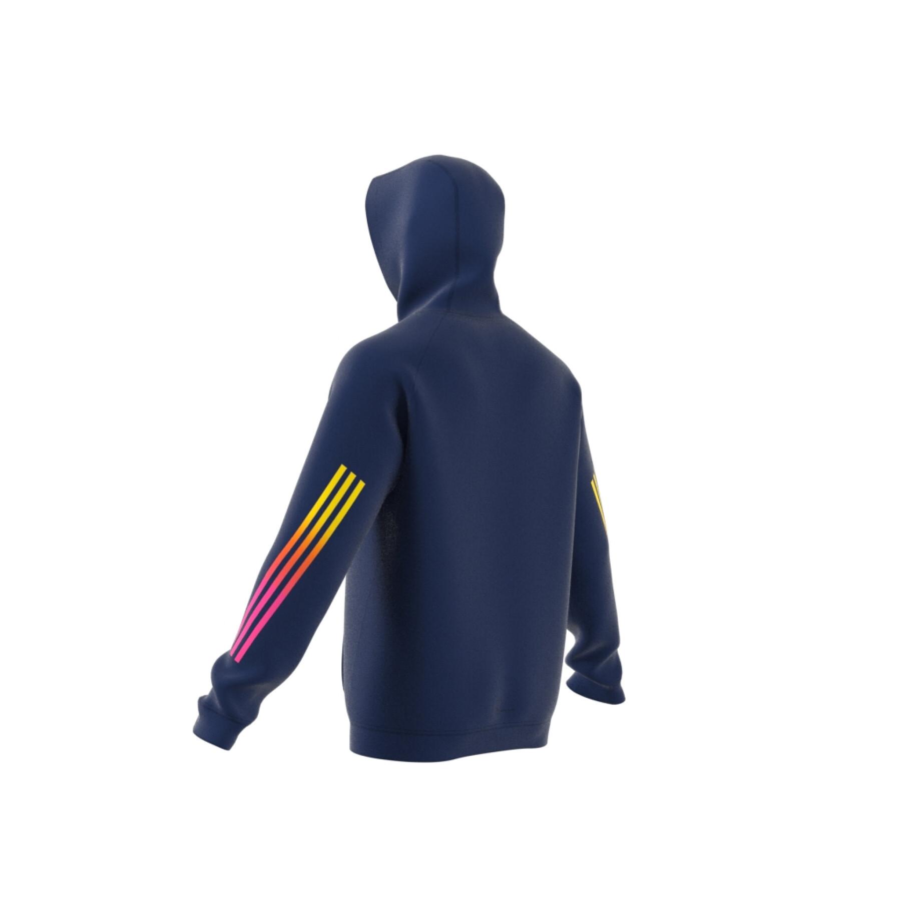 Sweatshirt hooded adidas 3-Stripes Train Icons