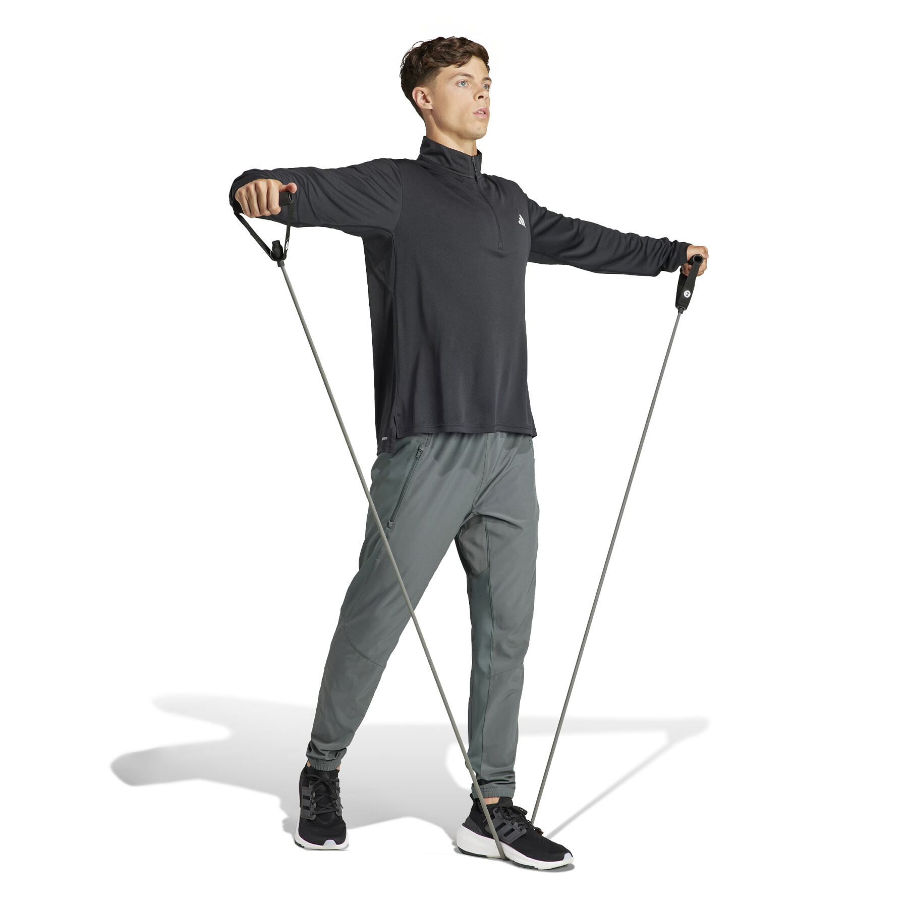 Long-sleeve 1/4 zip training top adidas Train Essentials