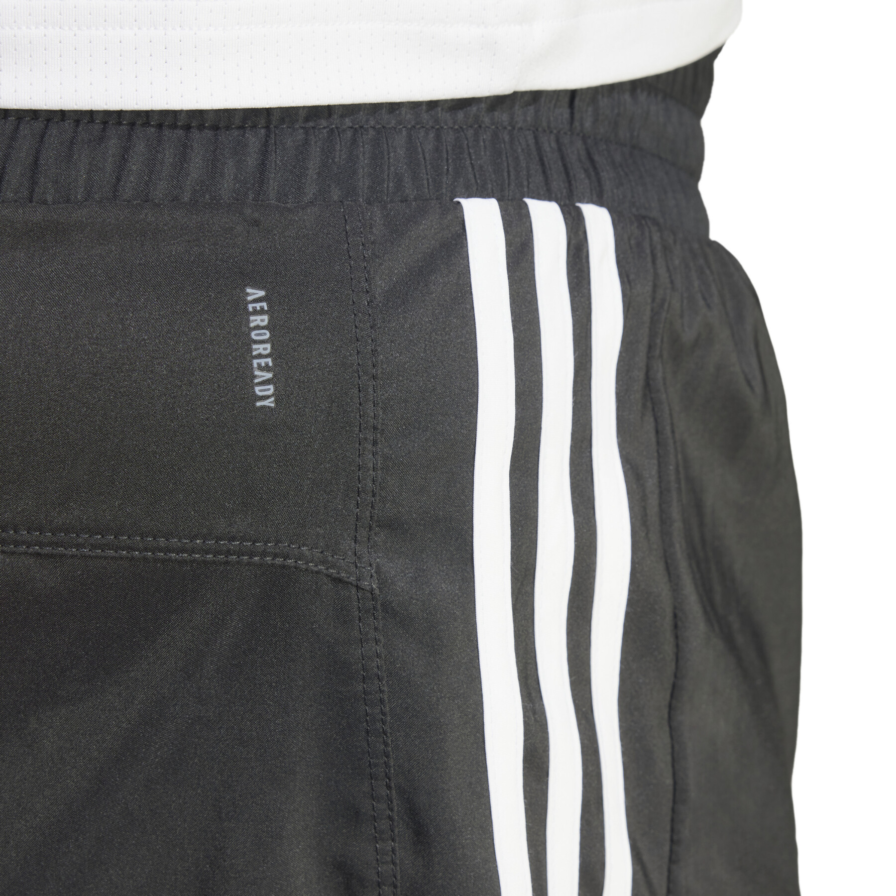 Women's high-waisted training shorts adidas Pacer Pacer 3 Stripes Woven (GT)