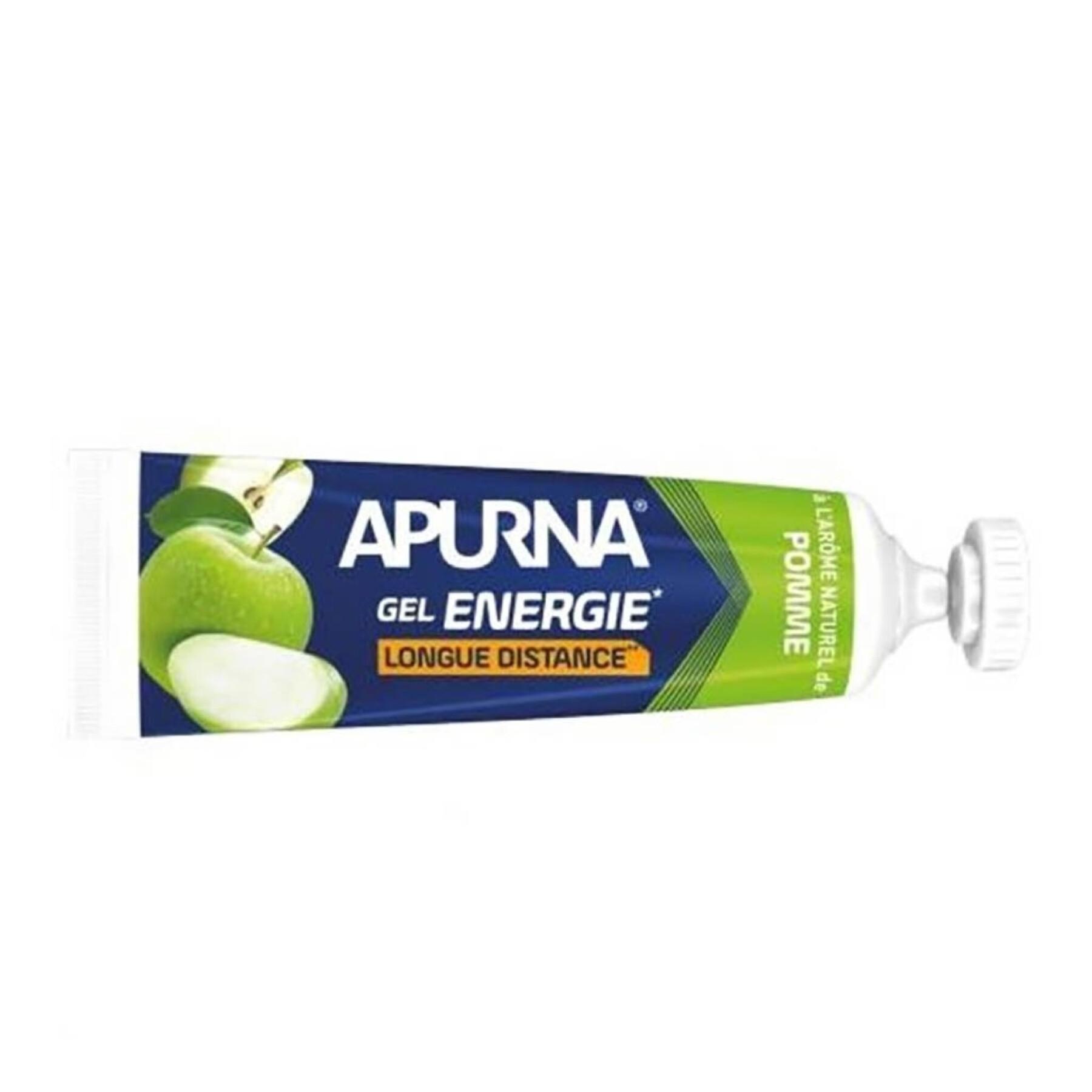 5 green apple long-distance energy gels +2h of effort, including 1 free gel Apurna