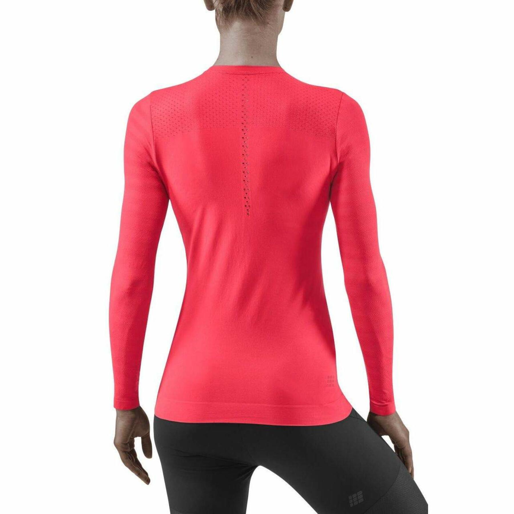 Women's long-sleeved ultra-light jersey CEP Compression Run