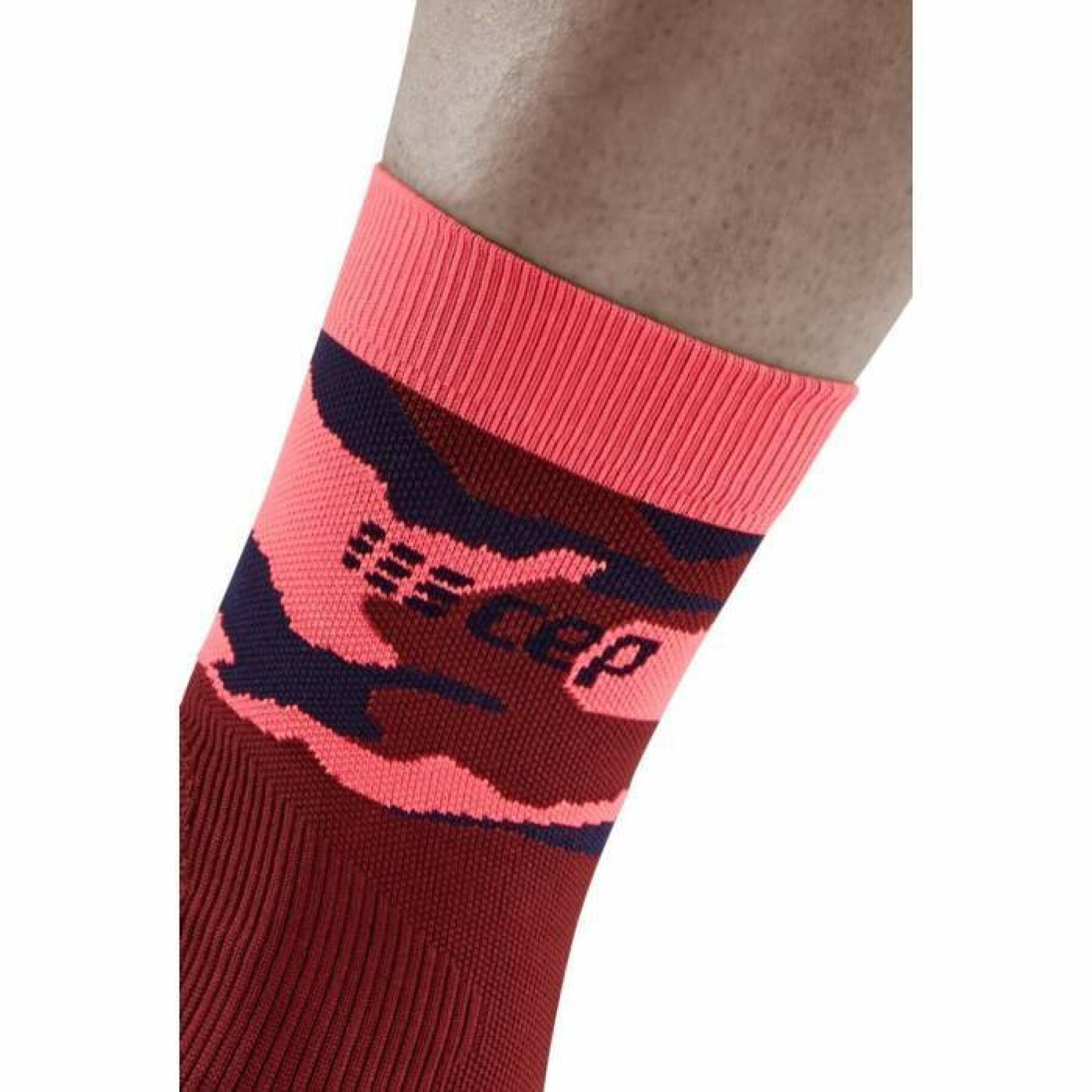Women's mid-calf compression socks CEP Compression Camocloud