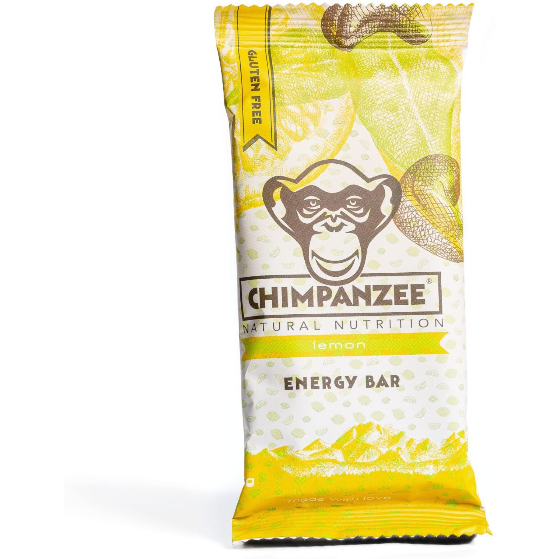 Energy bar Chimpanzee vegan (x20) : citron 55g 