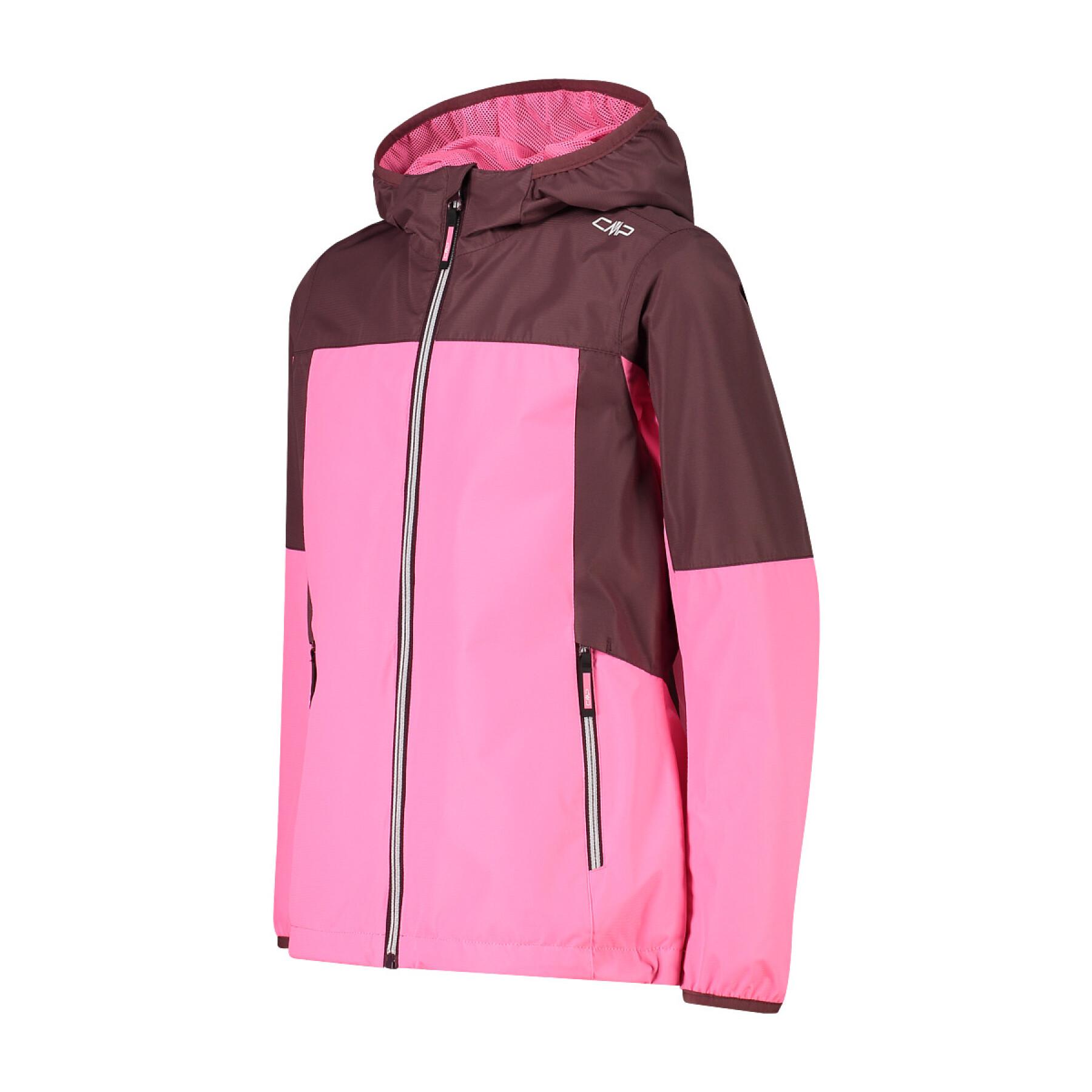 Girl's hooded waterproof jacket CMP