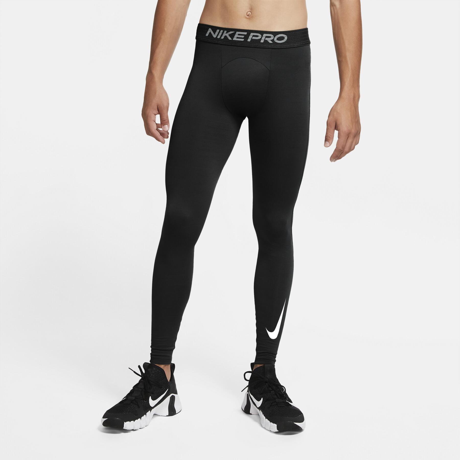 Tights Nike Pro Warm - Leggings - Men's Clothing - Fitness