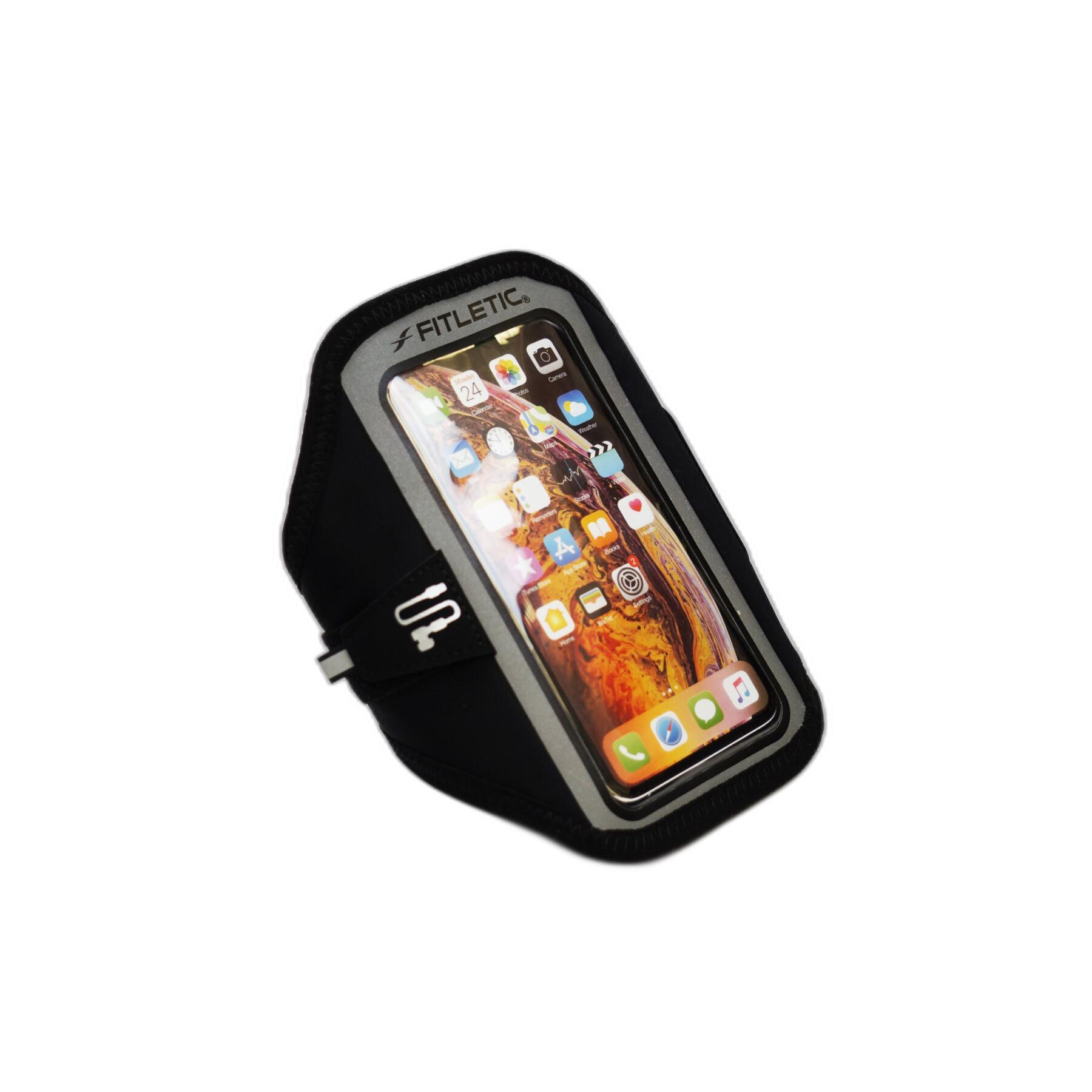 Flexible armband forte plus with window for large smartphone Fitletic