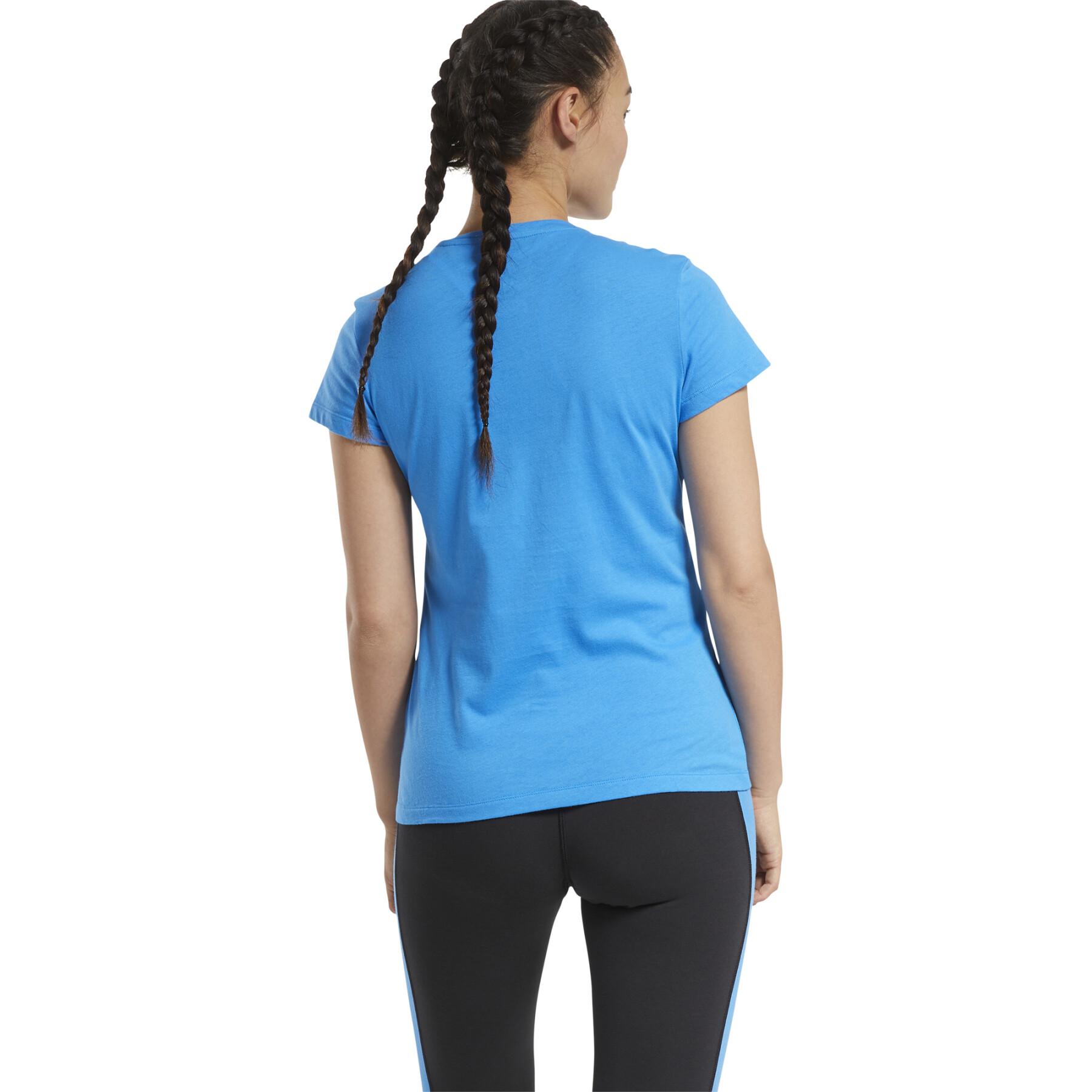 Women's T-shirt Reebok Training Essentials Stacked Logo