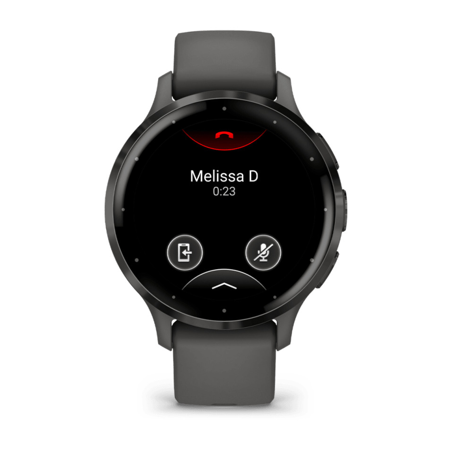 Connected watch in stainless steel with silicone case and strap Garmin Venu® 3S