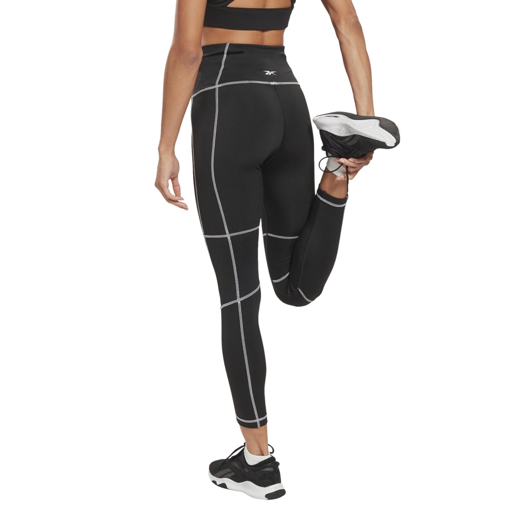 Women's high-waisted leggings Reebok Ready Detail