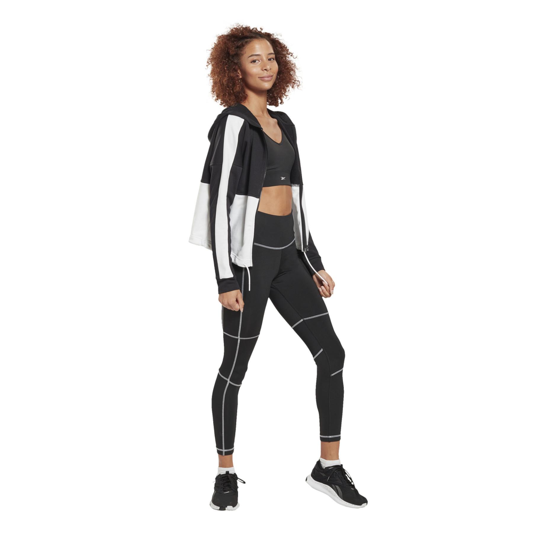 Women's high-waisted leggings Reebok Workout Ready Detail
