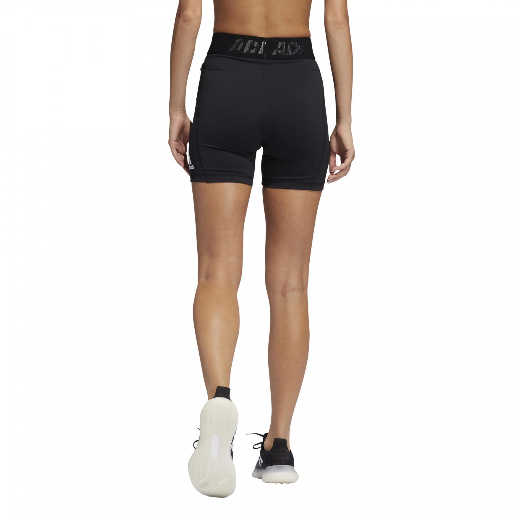 Female cyclist adidas TechFit Branded Elastic