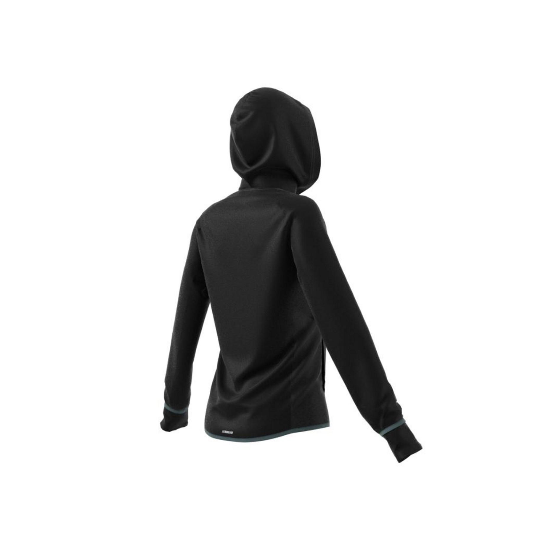Women's zip-up hoodie adidas Designed To Move Aeroready