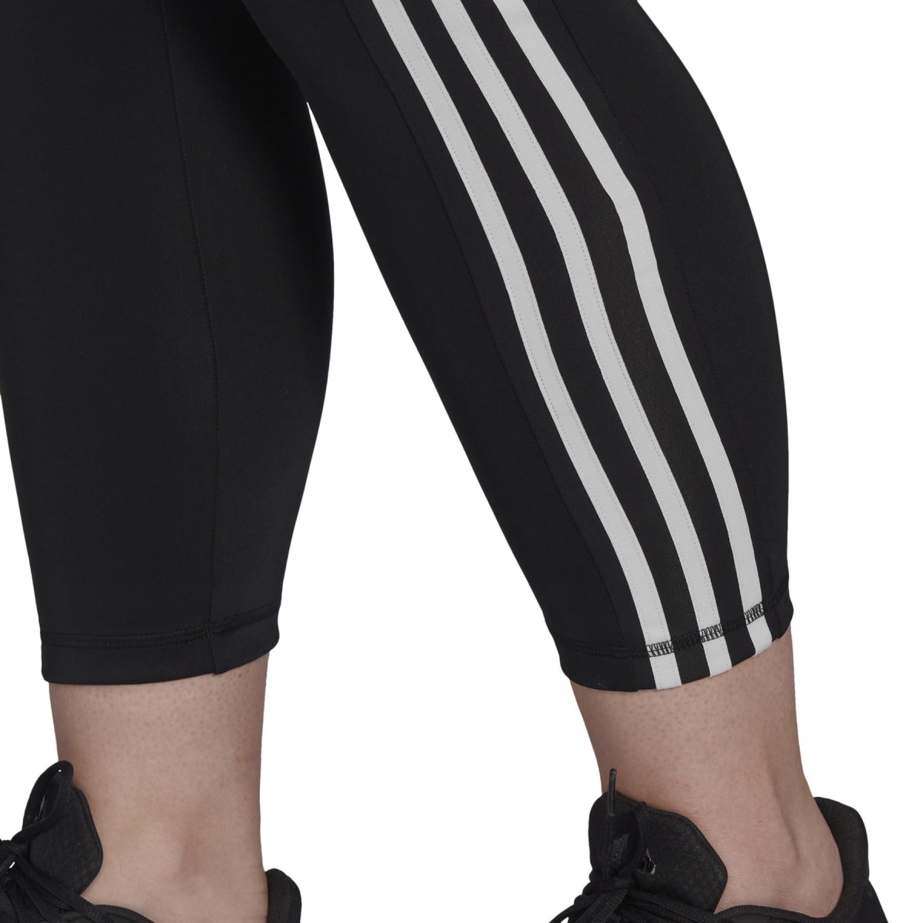 Women's high-waisted leggings adidas 3-Bandes 7/8 Grande Taille