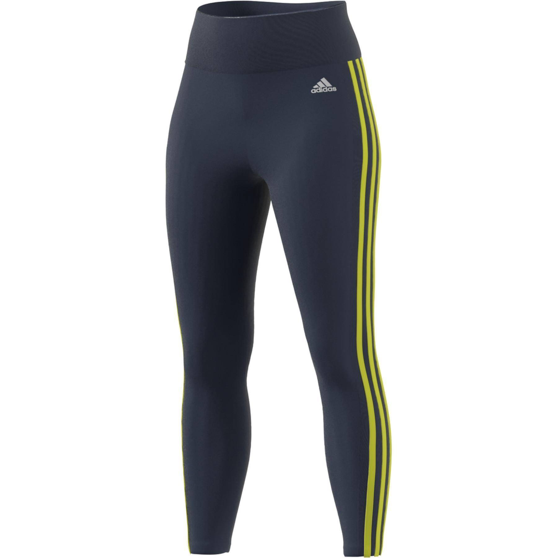 Women's high-waisted leggings adidas Designed To Move 3-Bandes 7/8 Sport