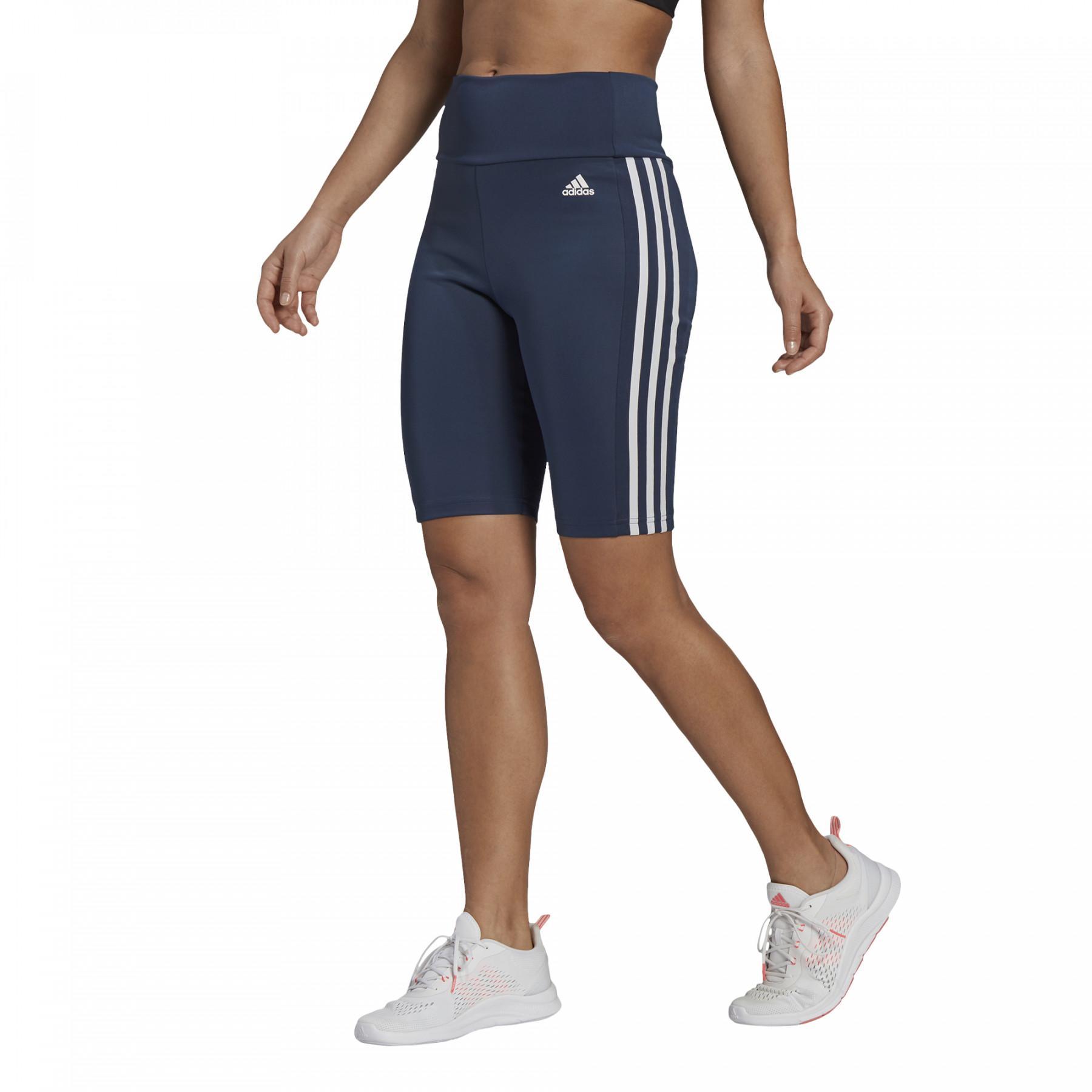 Female cyclist adidas Designed To Move High-Riseport