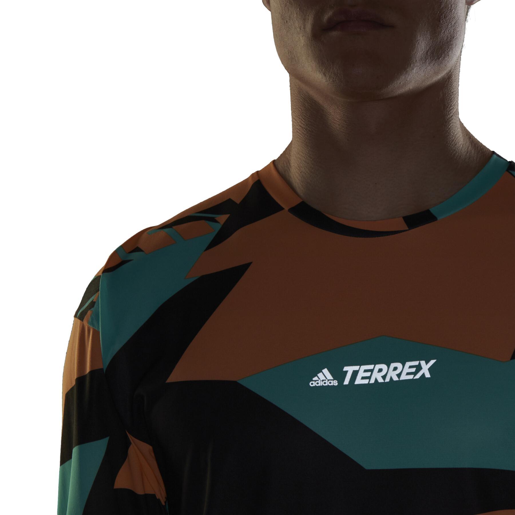 Long sleeve T-shirt adidas Terrex Primeblue Trail Graphic