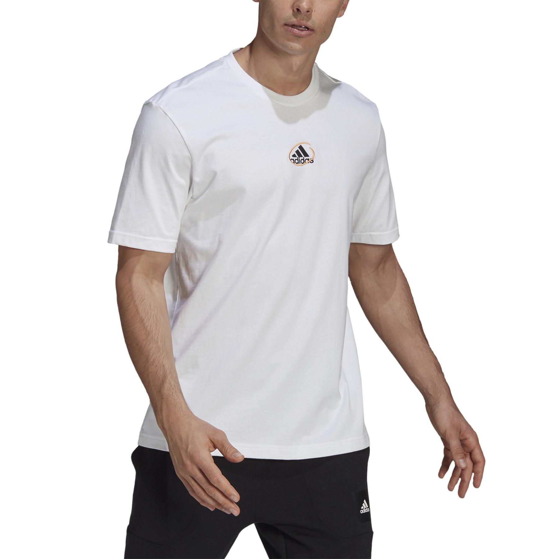 Sleeveless T-shirt adidas BOS Scribble