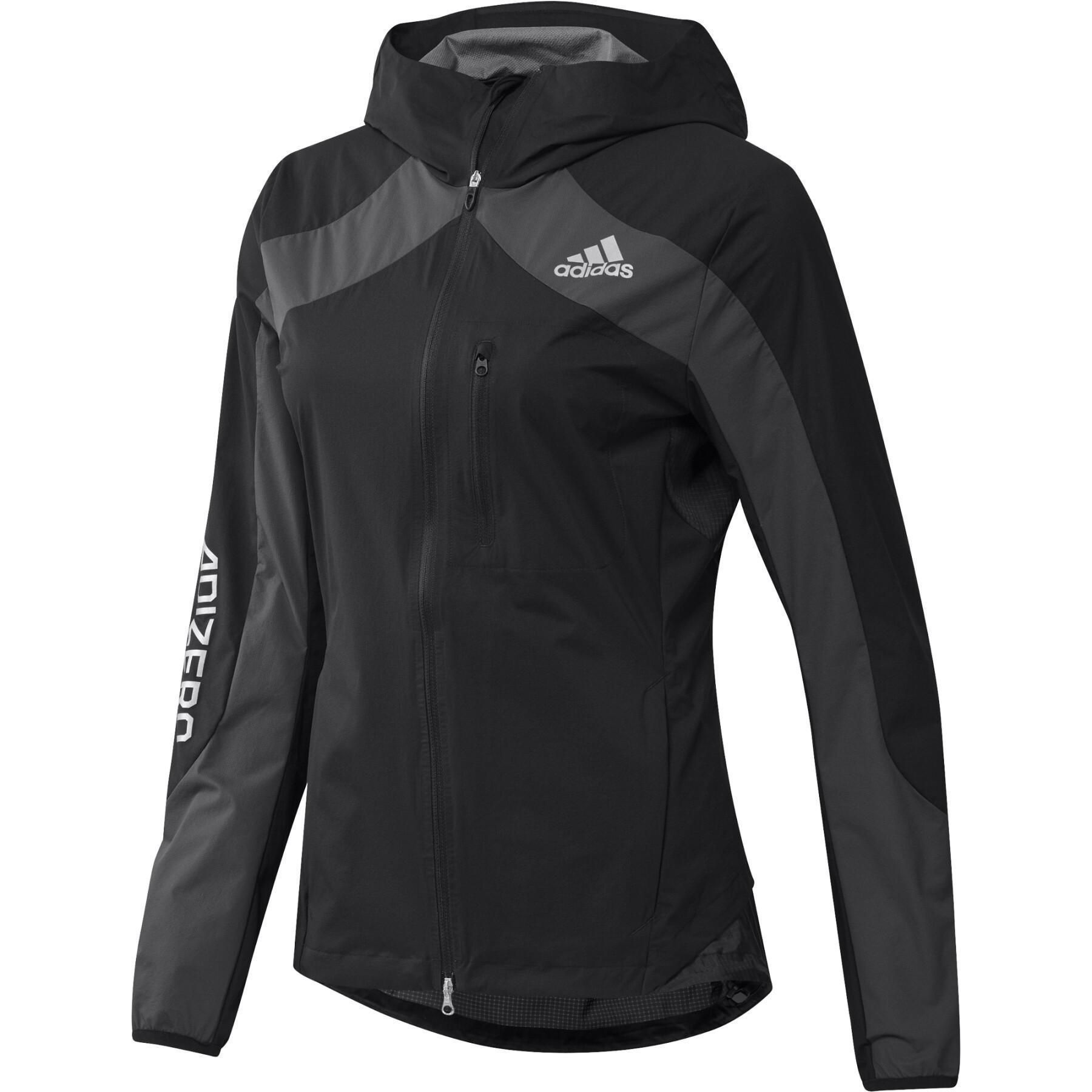 Women's hooded jacket adidas Adizero Marathon