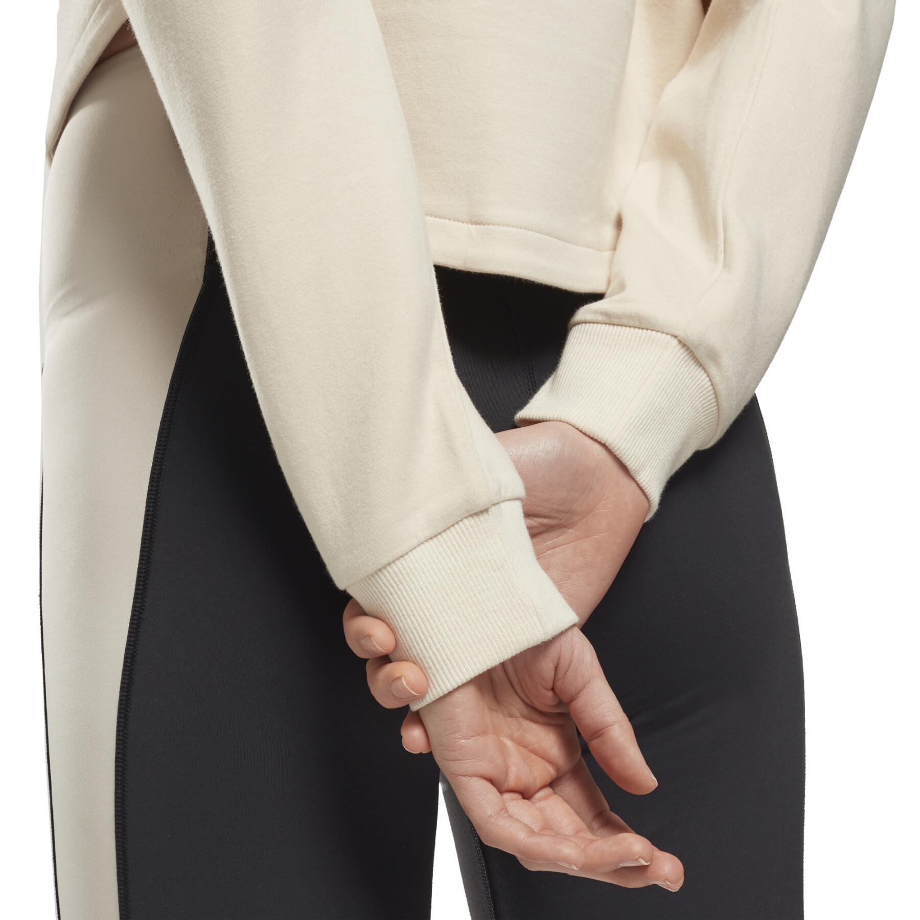 Lightweight cotton zip-up sweatshirt for women Reebok DreamBlend