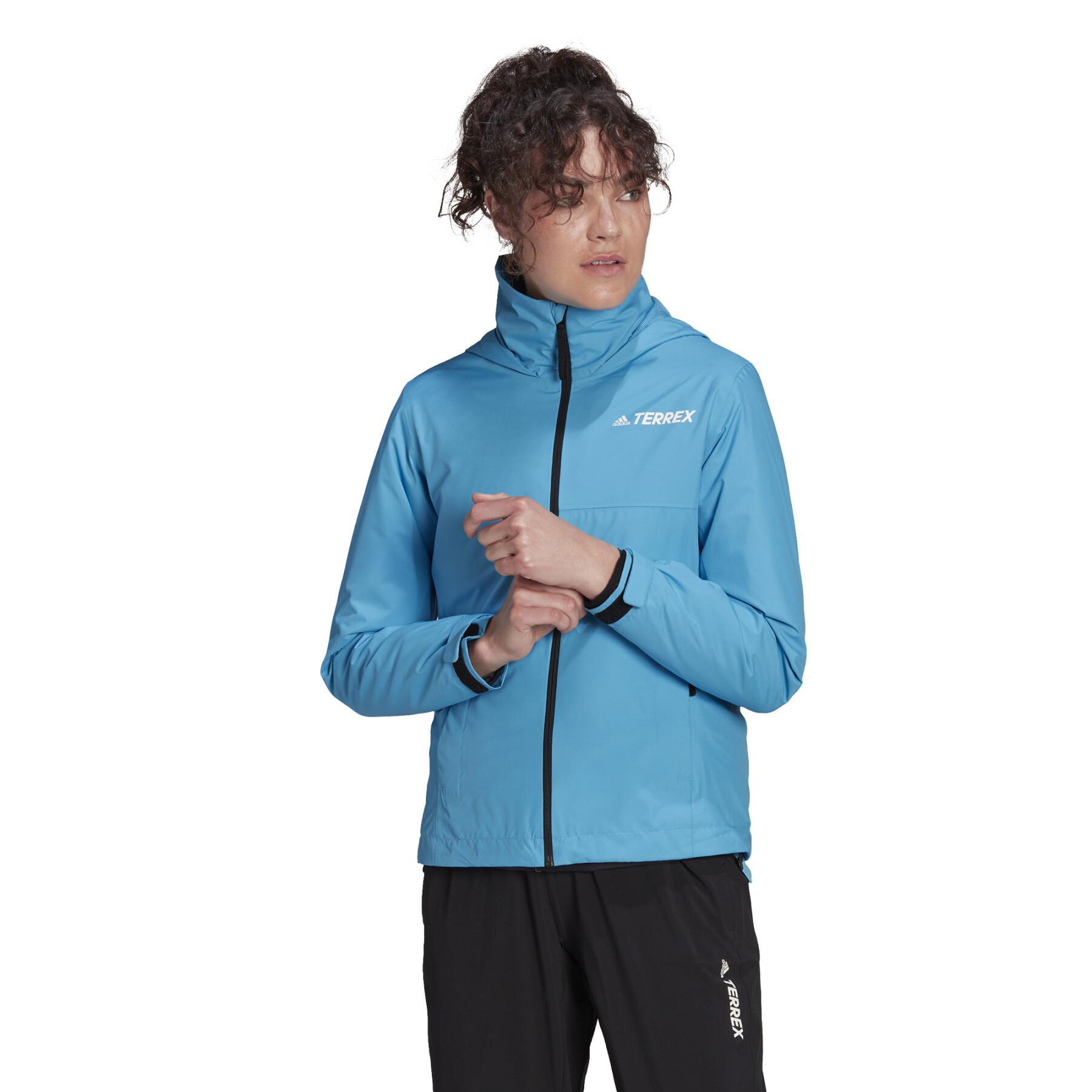 Women's waterproof jacket adidas Terrex Multi Primegreen Two-Layer
