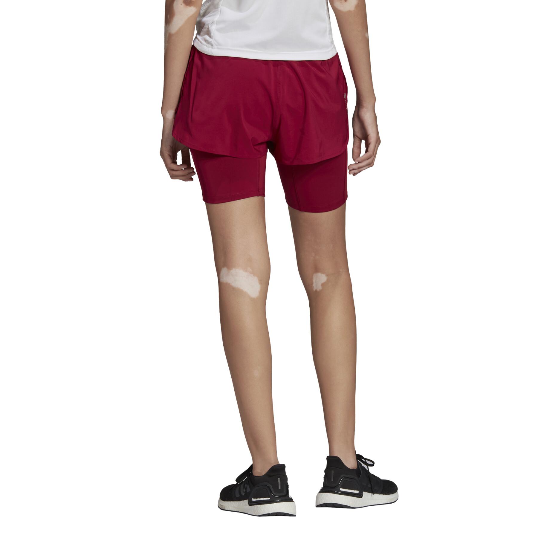 Women's shorts adidas Run Icons 3bar 2in1 Running
