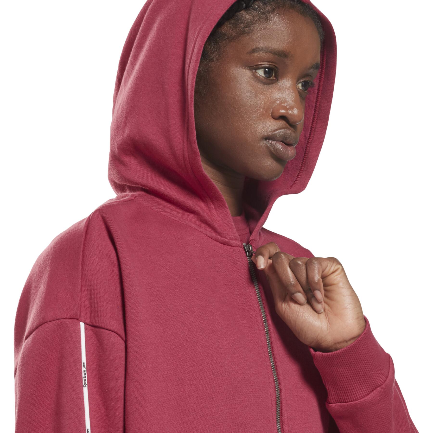 Hooded tracksuit with women's piping Reebok Training Essentials