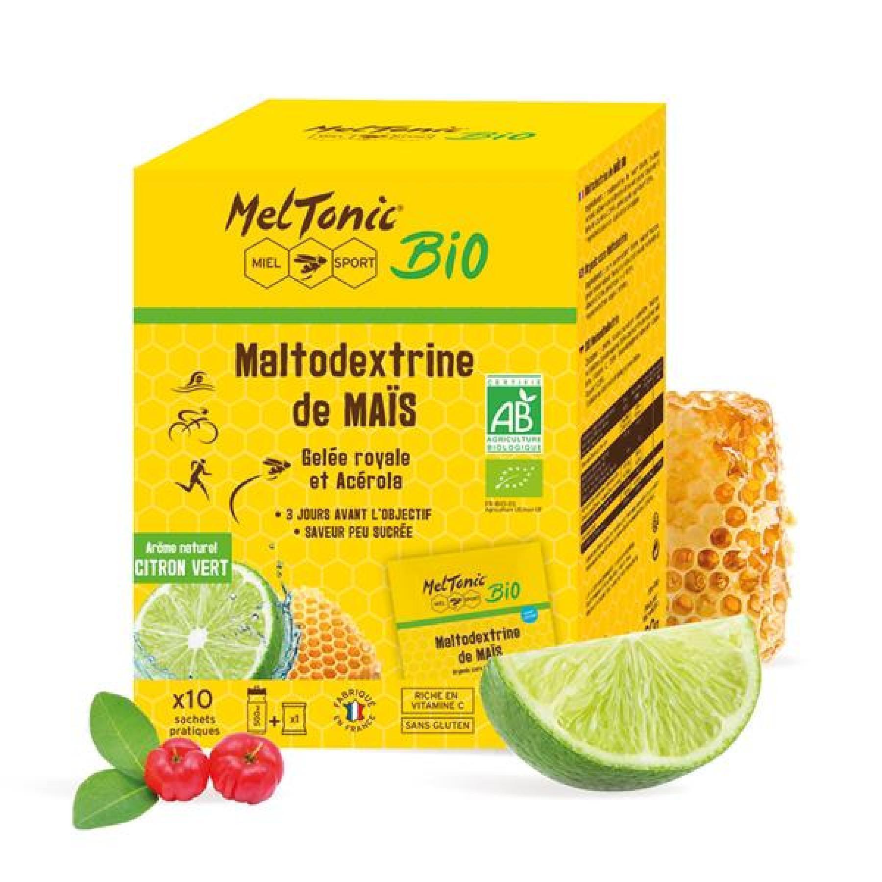 10 Sachets of Organic Corn Maltodextrin - Lime
