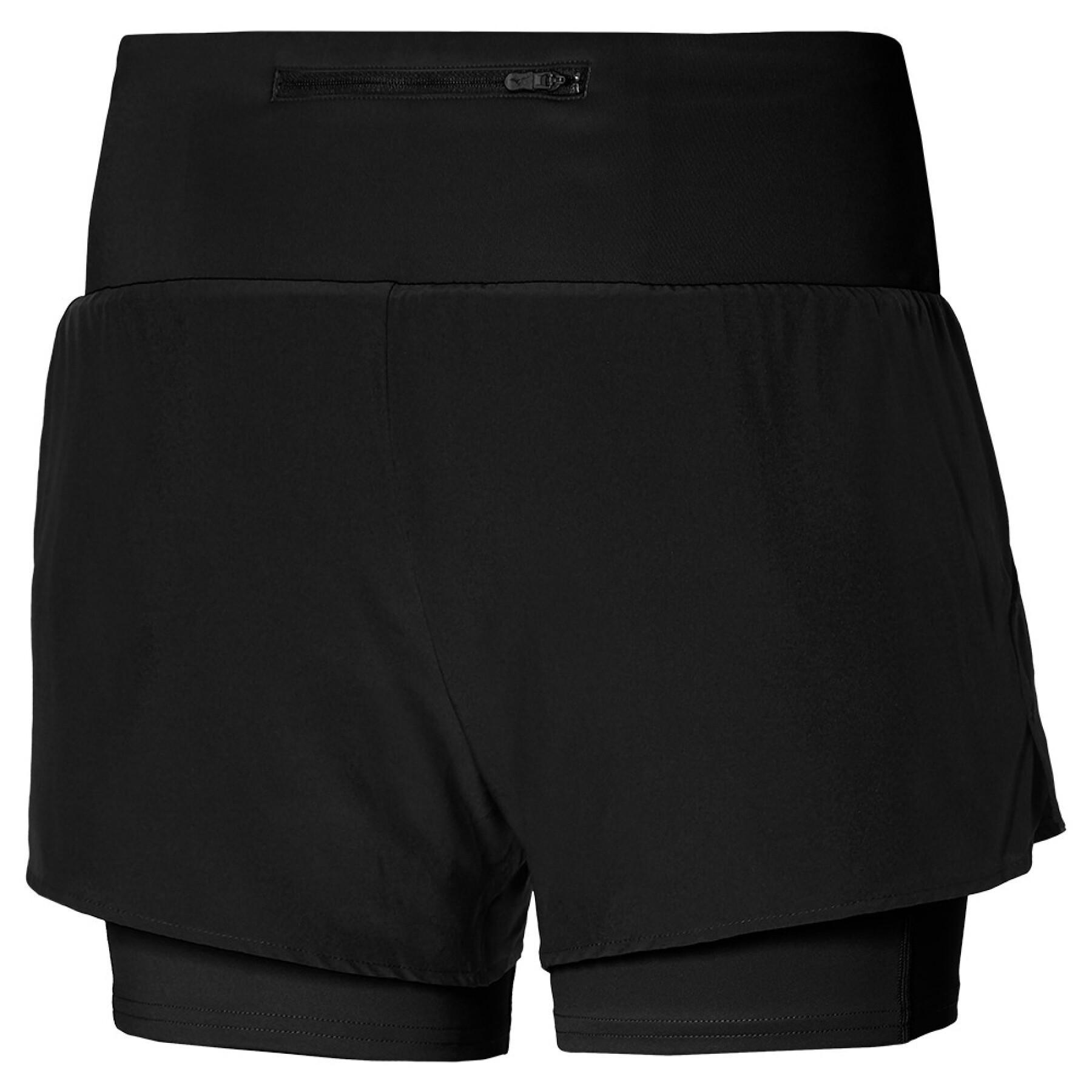 Women's shorts Mizuno 2in1 4.5