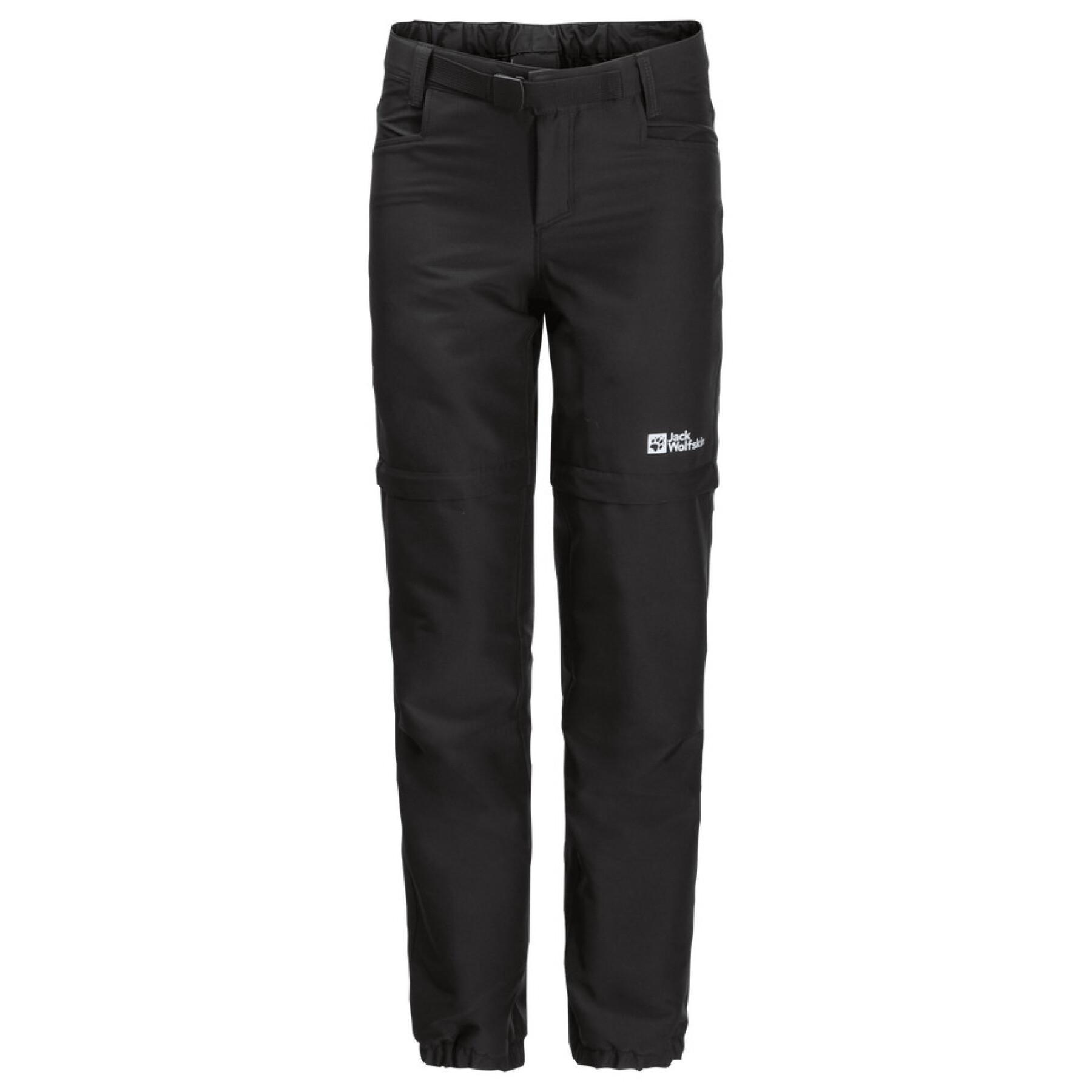 Zipped hiking pants for kids Jack Wolfskin Active