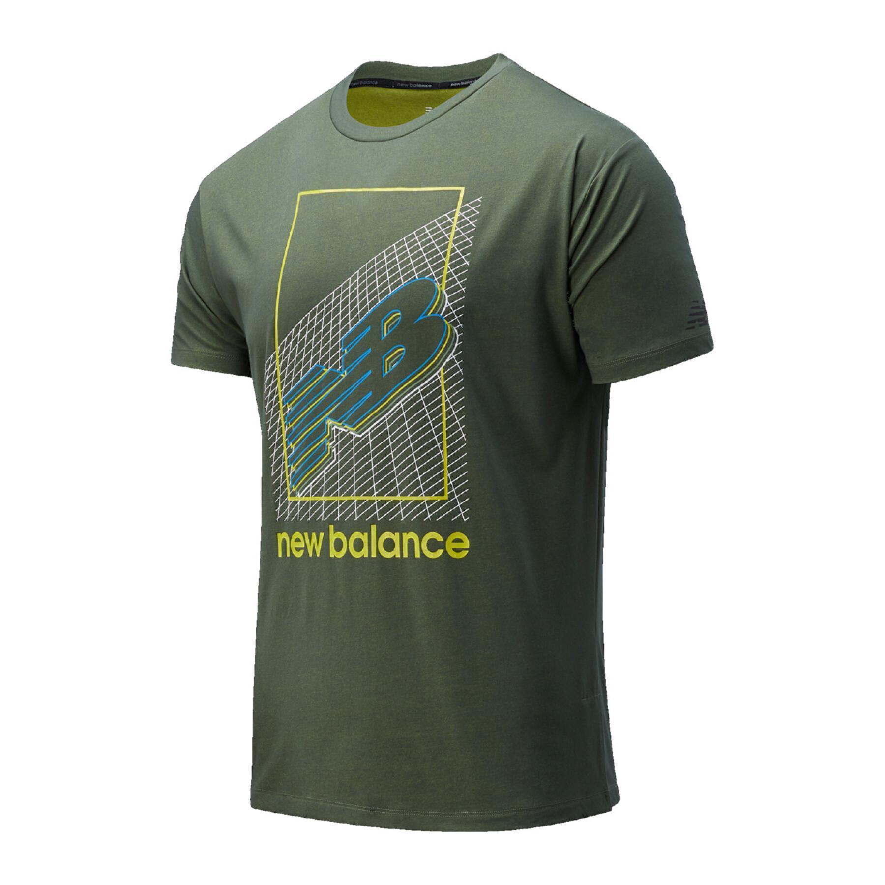 T-shirt New Balance r.w.t. graphic heathertech