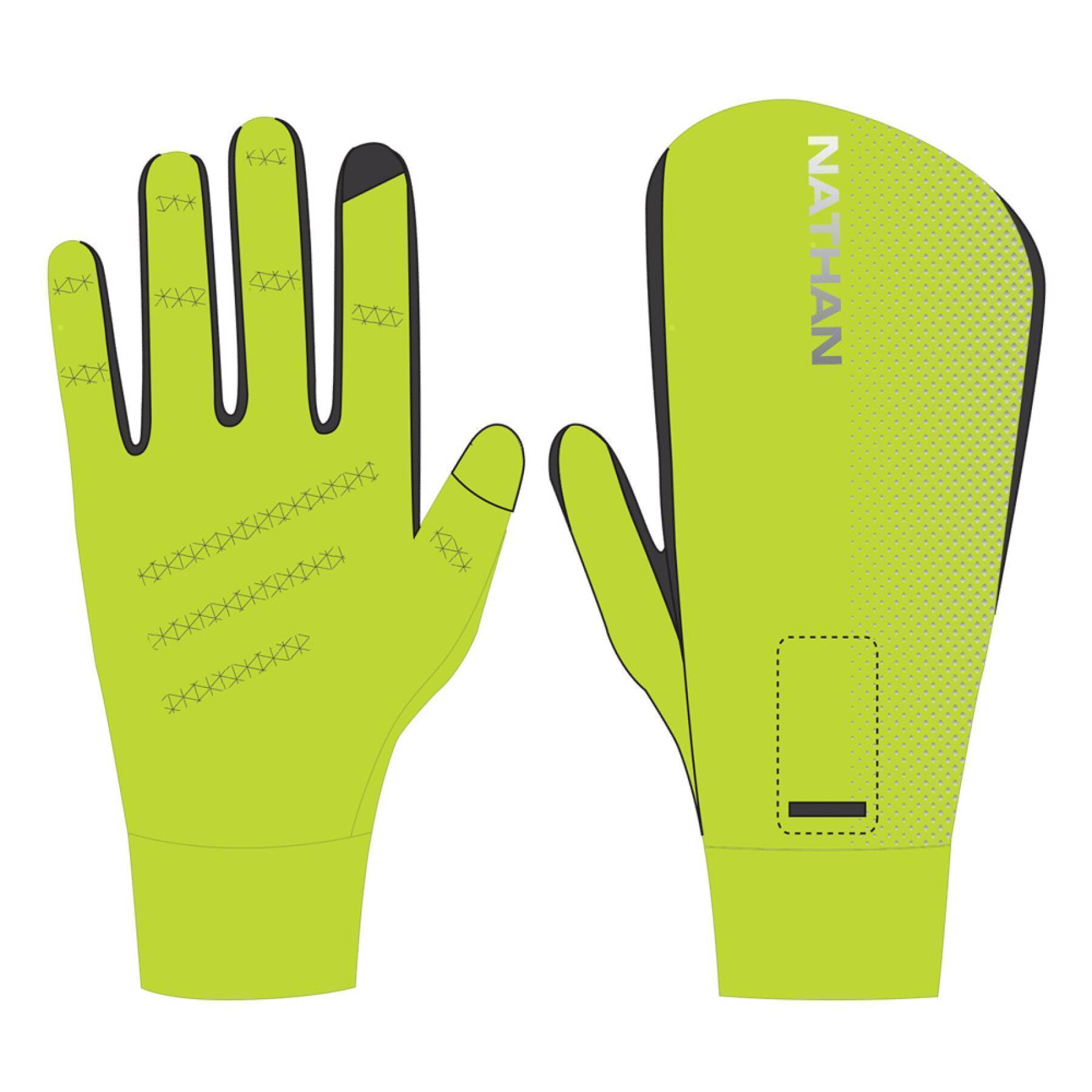 Convertible reflective gloves Nathan HyperNight