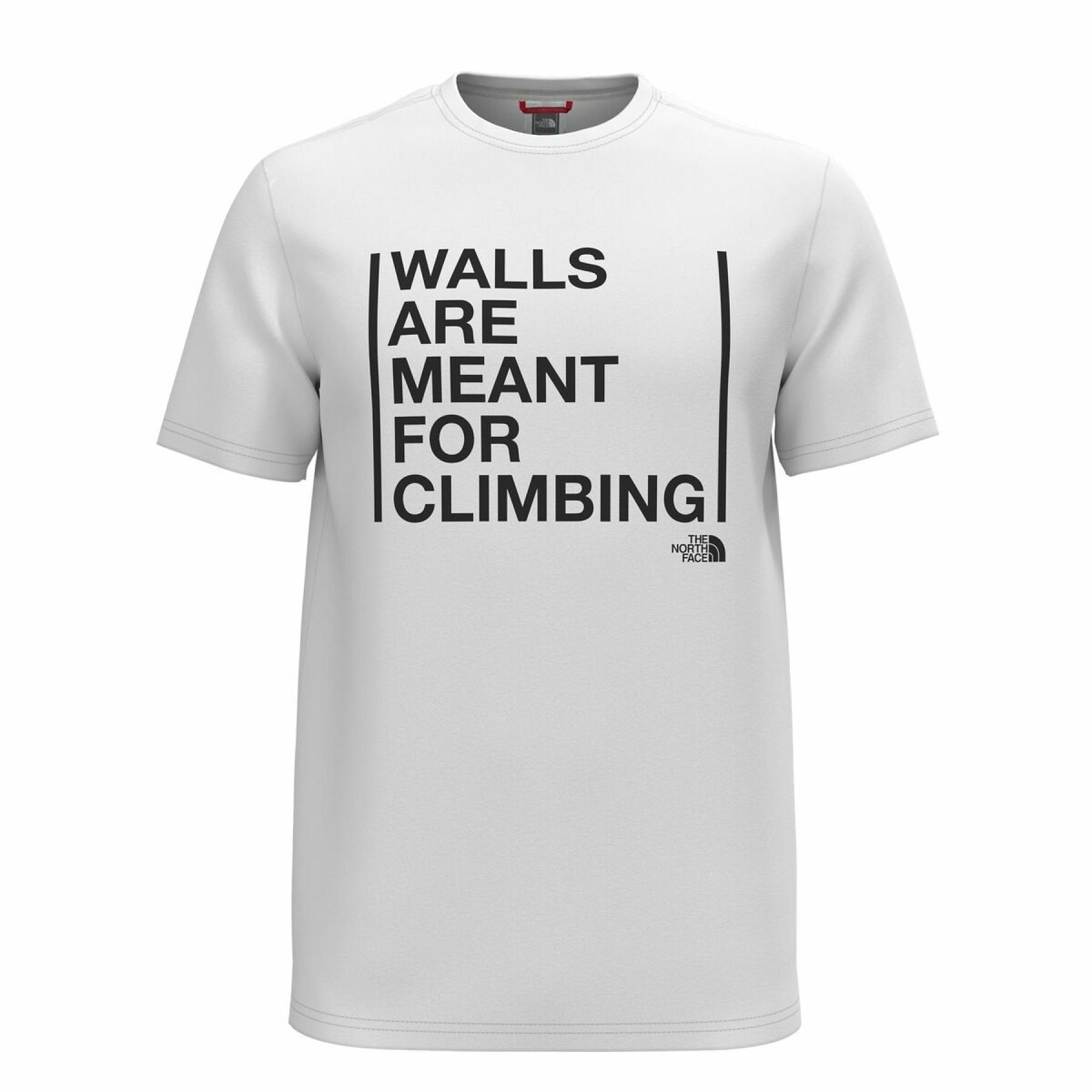 north face walls are meant for climbing t shirt
